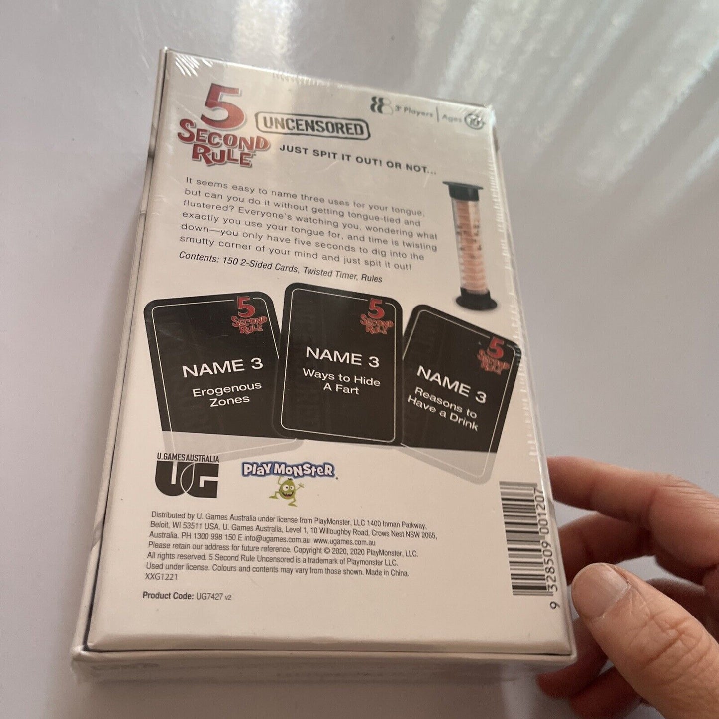 5 Second Rule Uncensored Adult Card Game PlayMonster *New Sealed*