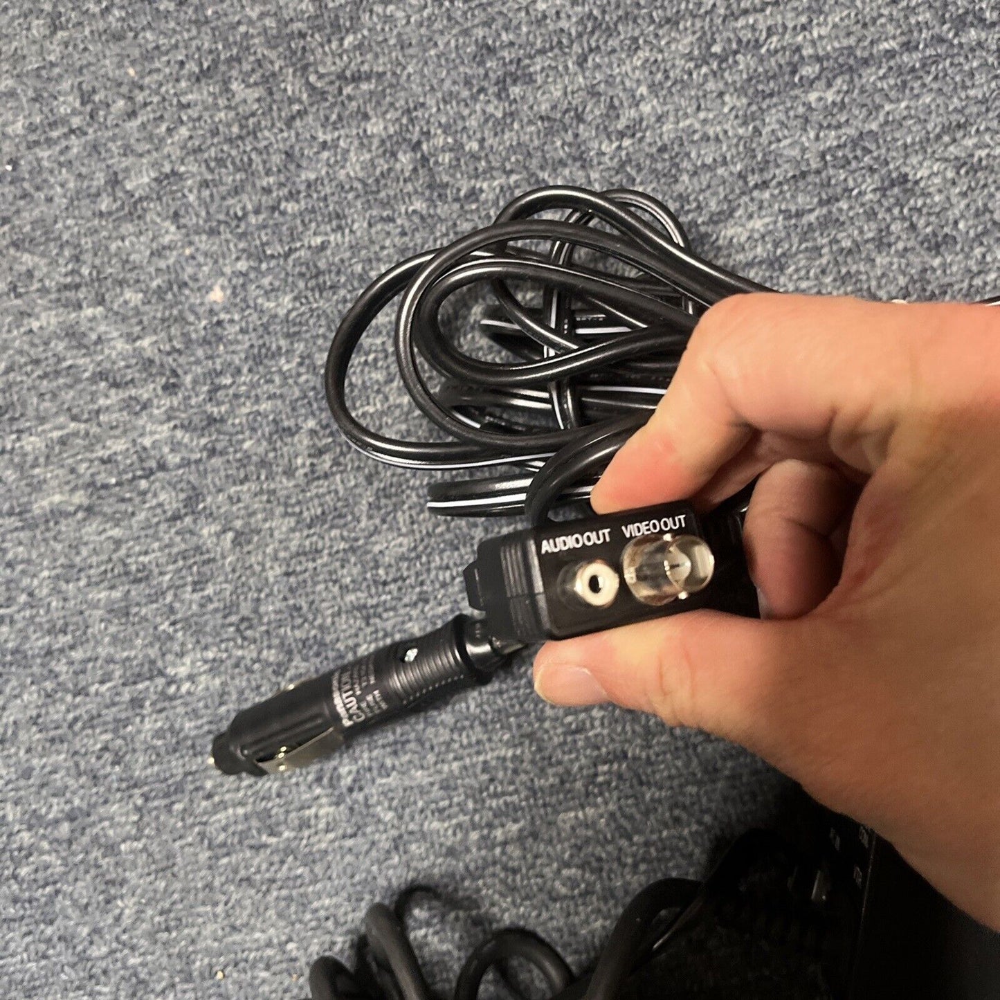 Genuine Panasonic VW-AM7A Video AC Adapter & Car Battery Cord VW-ACM1E