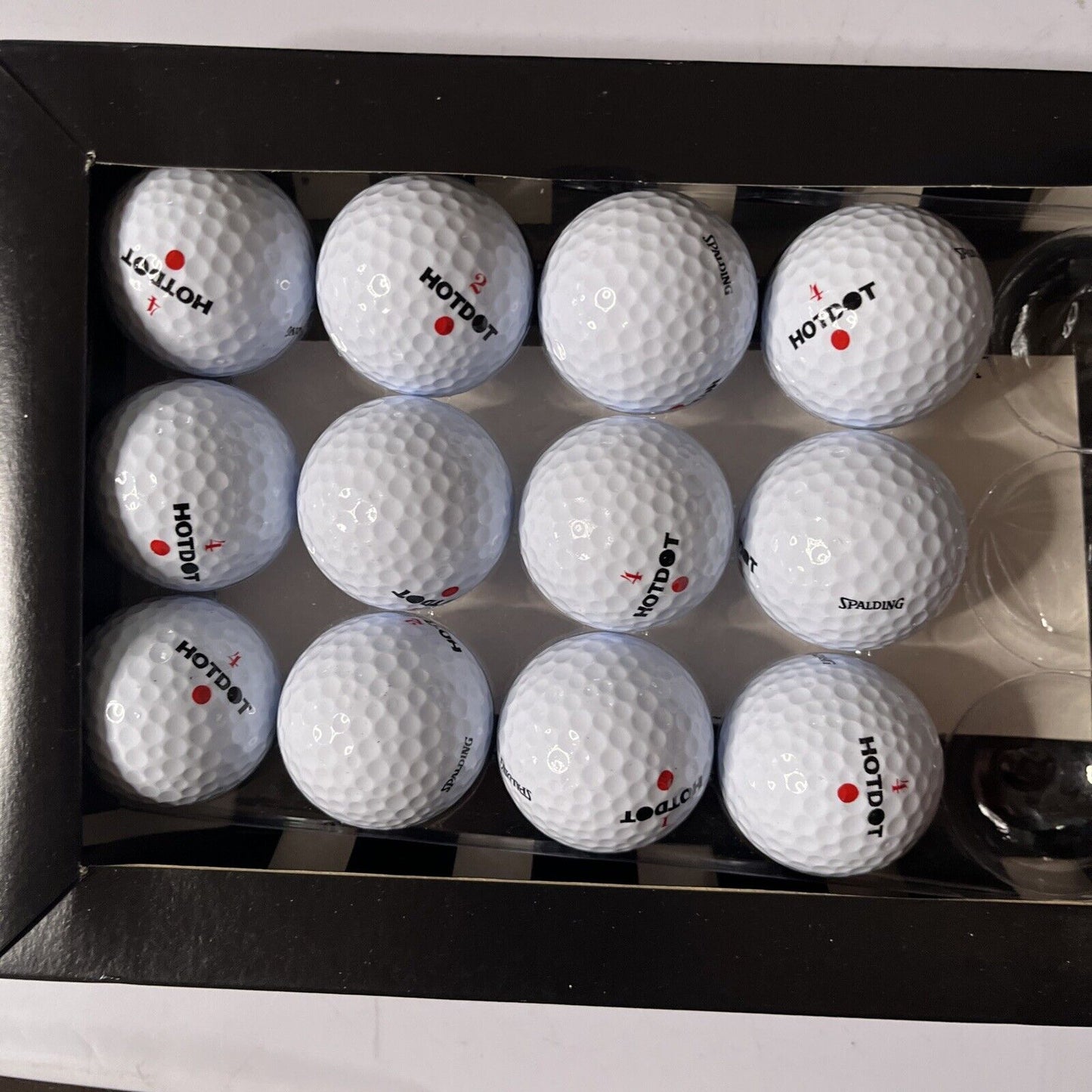 Spalding HOTDOT Golf Balls Distance Durability 13 pack Made in USA *Never Used*