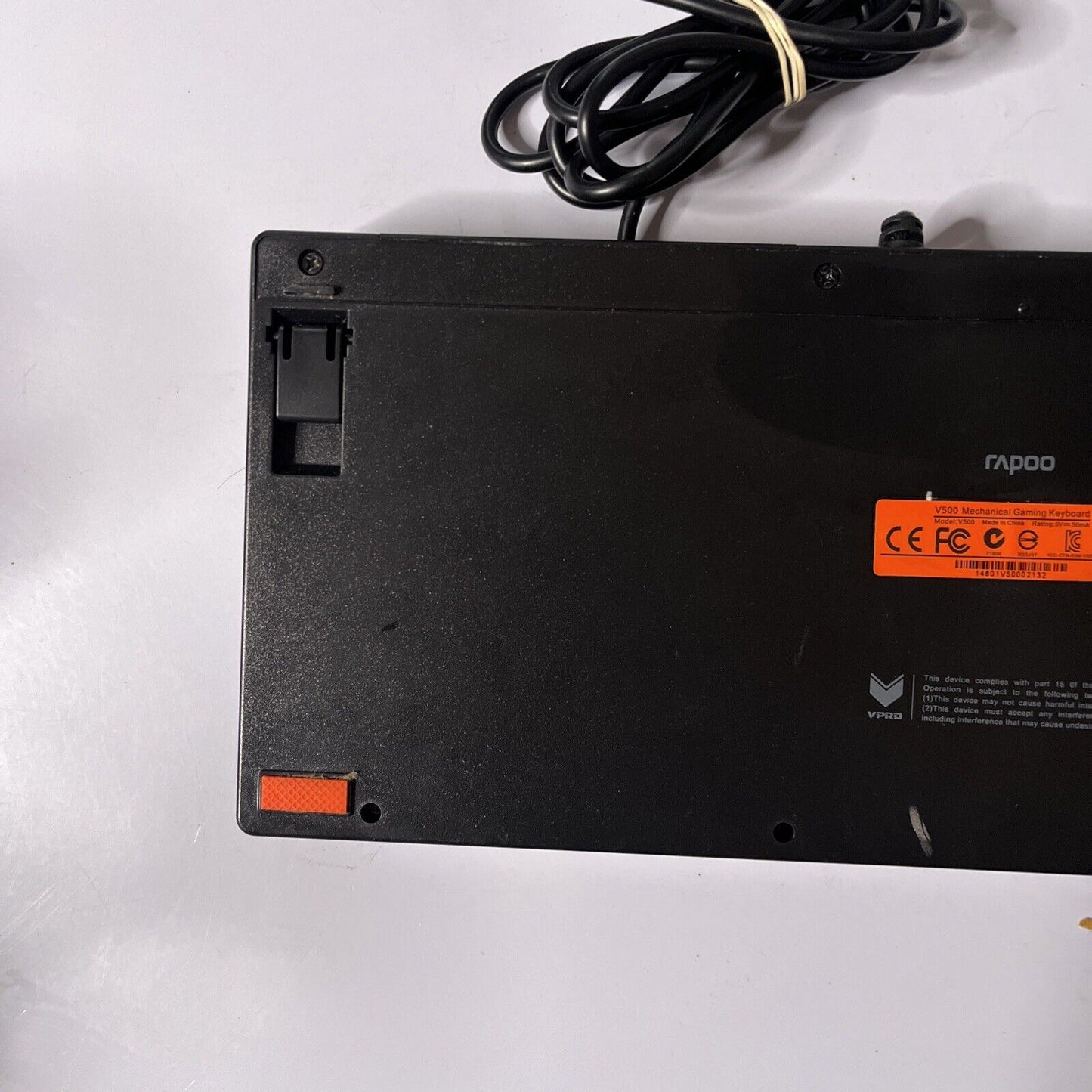 Rapoo Mechanical Gaming Keyboard V500 *1 Volume Key Is Missing But Device Works*