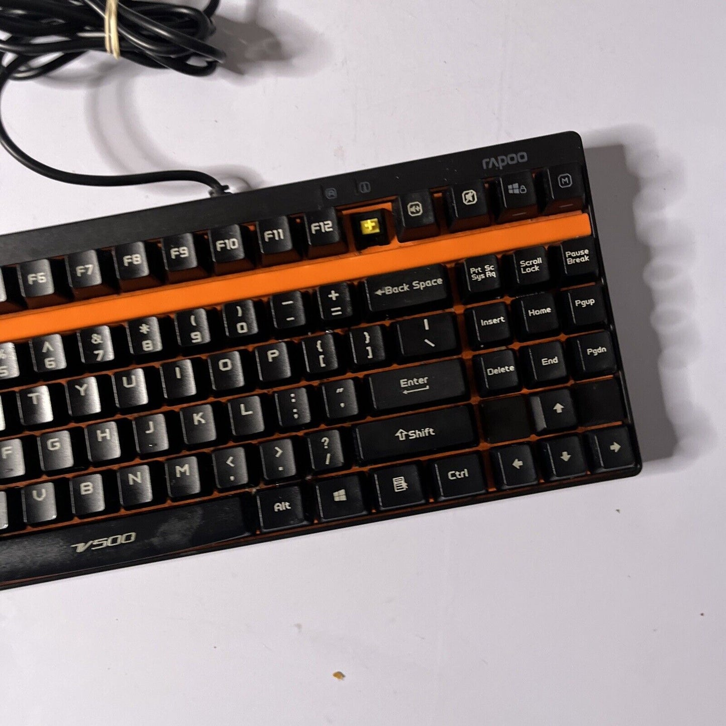 Rapoo Mechanical Gaming Keyboard V500 *1 Volume Key Is Missing But Device Works*