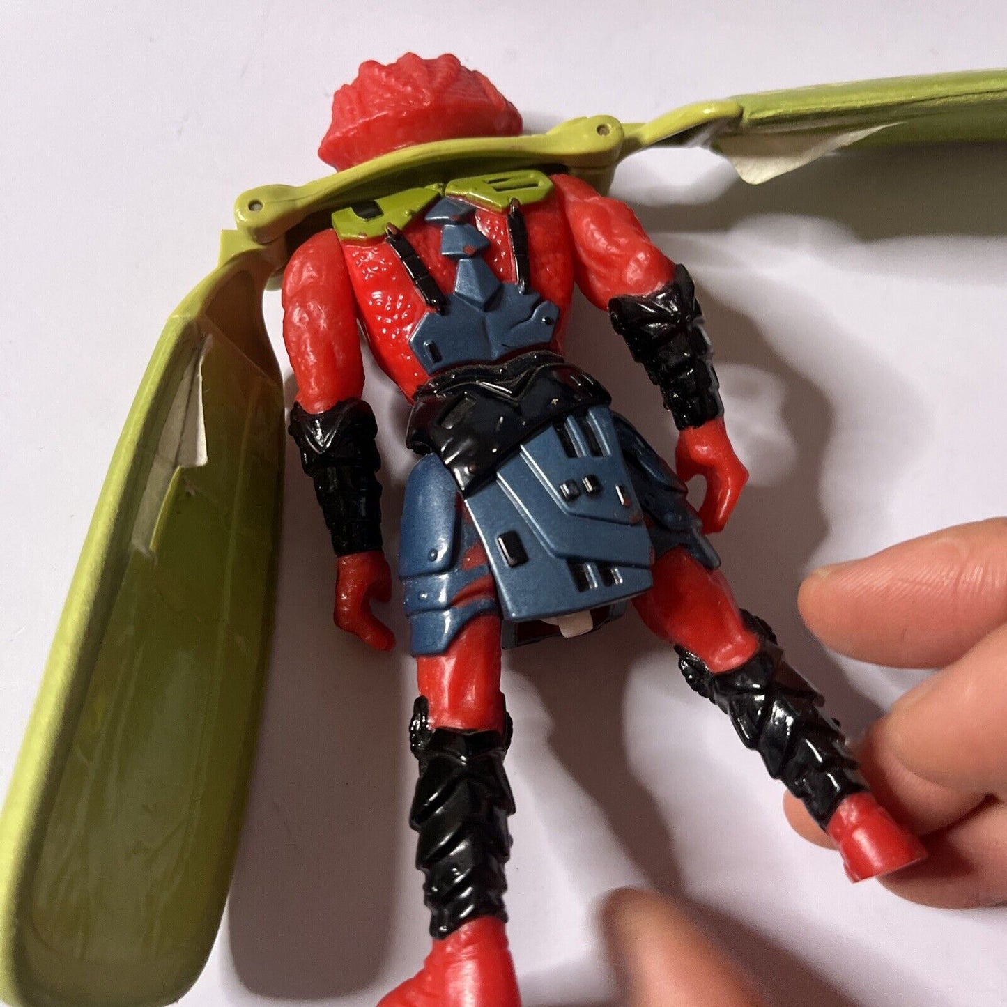 Dragon Flyz Vintage 1995 Dread Wing 5” LGTI Red Action Figure