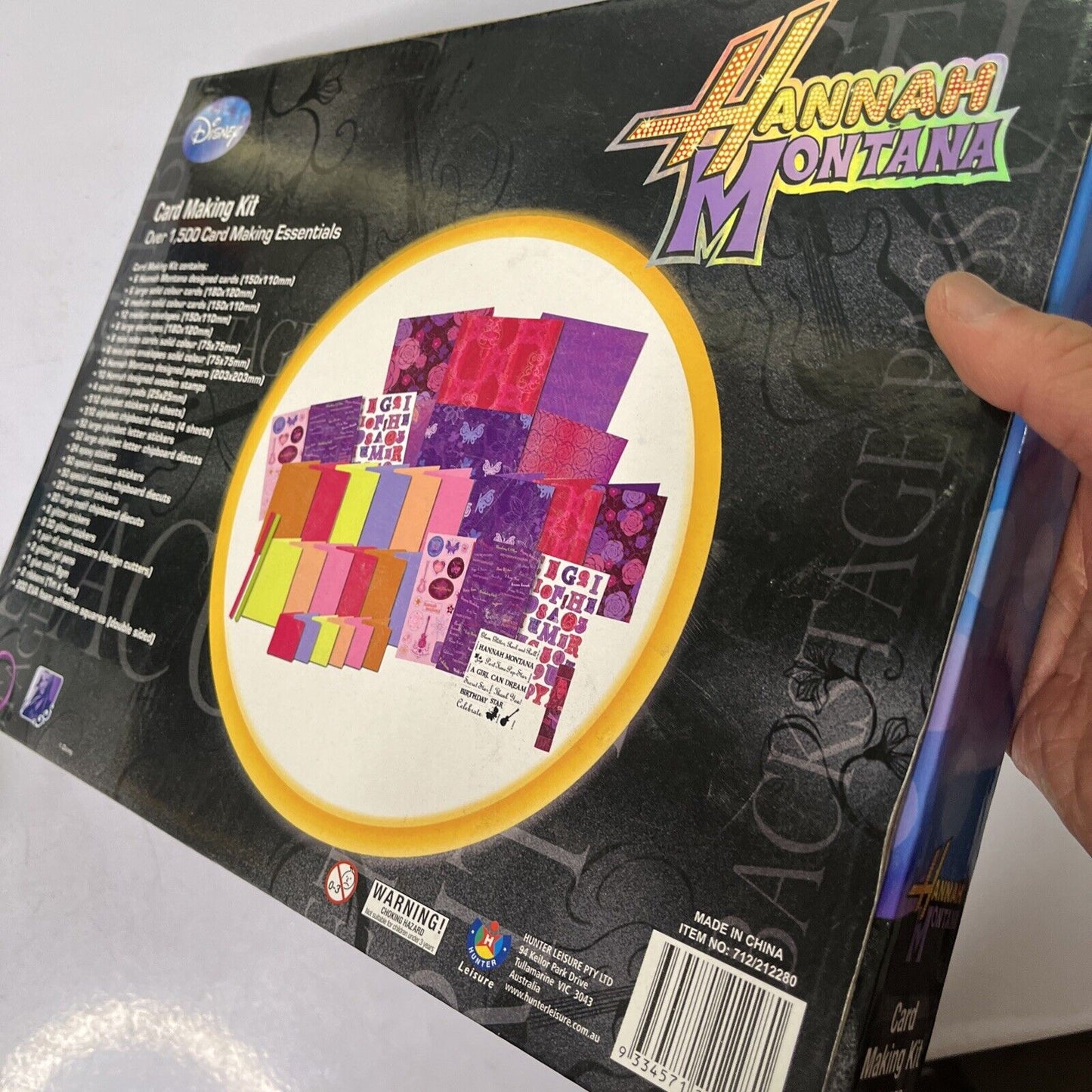 Hannah Montana Disney Card Making Kit *New*