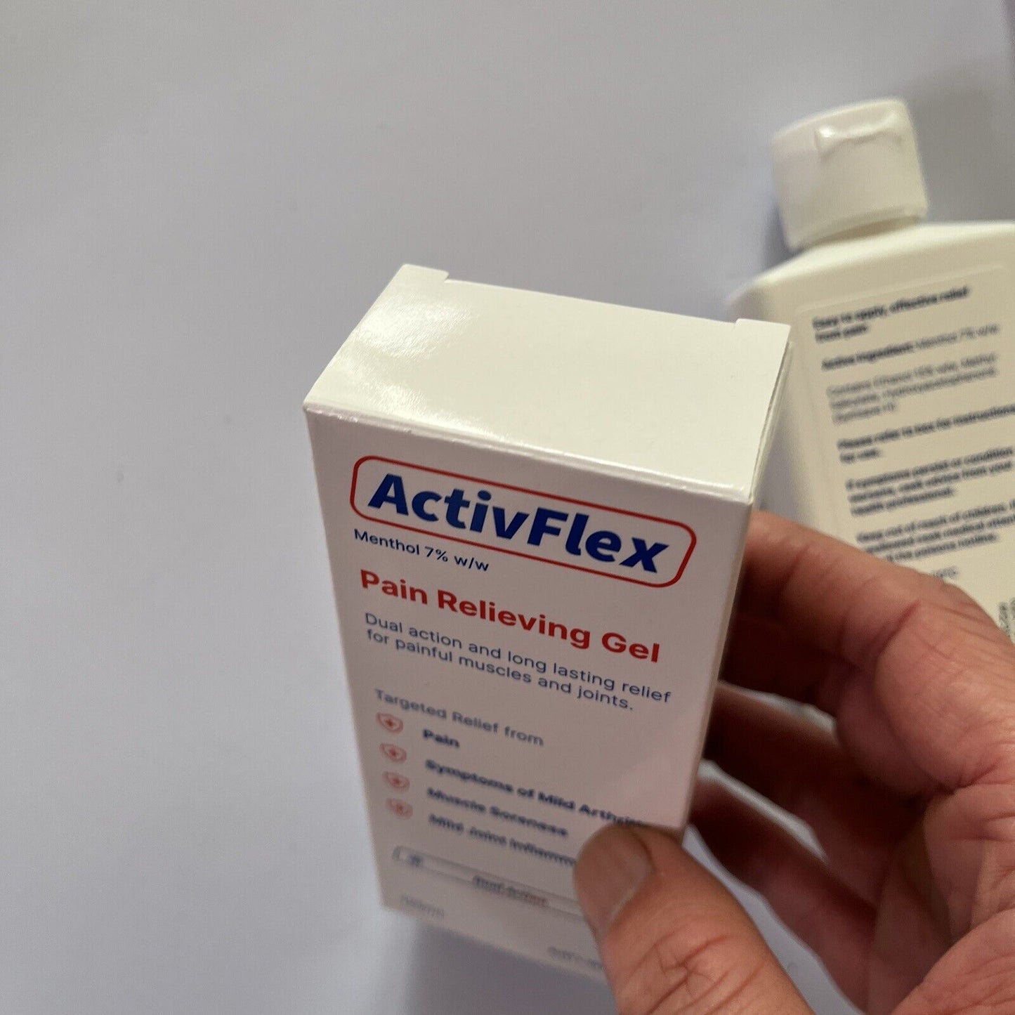 5 Pack - ActivFlex Pain Relieving Gel 125ml (Flexall 454 Alternative) Menthol 7%