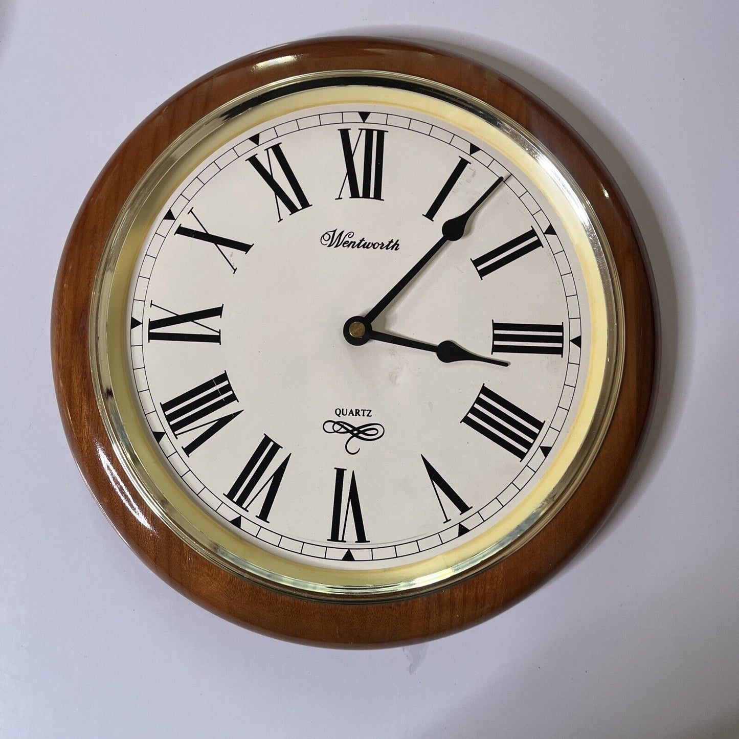 Wentworth Wall Clock 30cm Diameter Wood