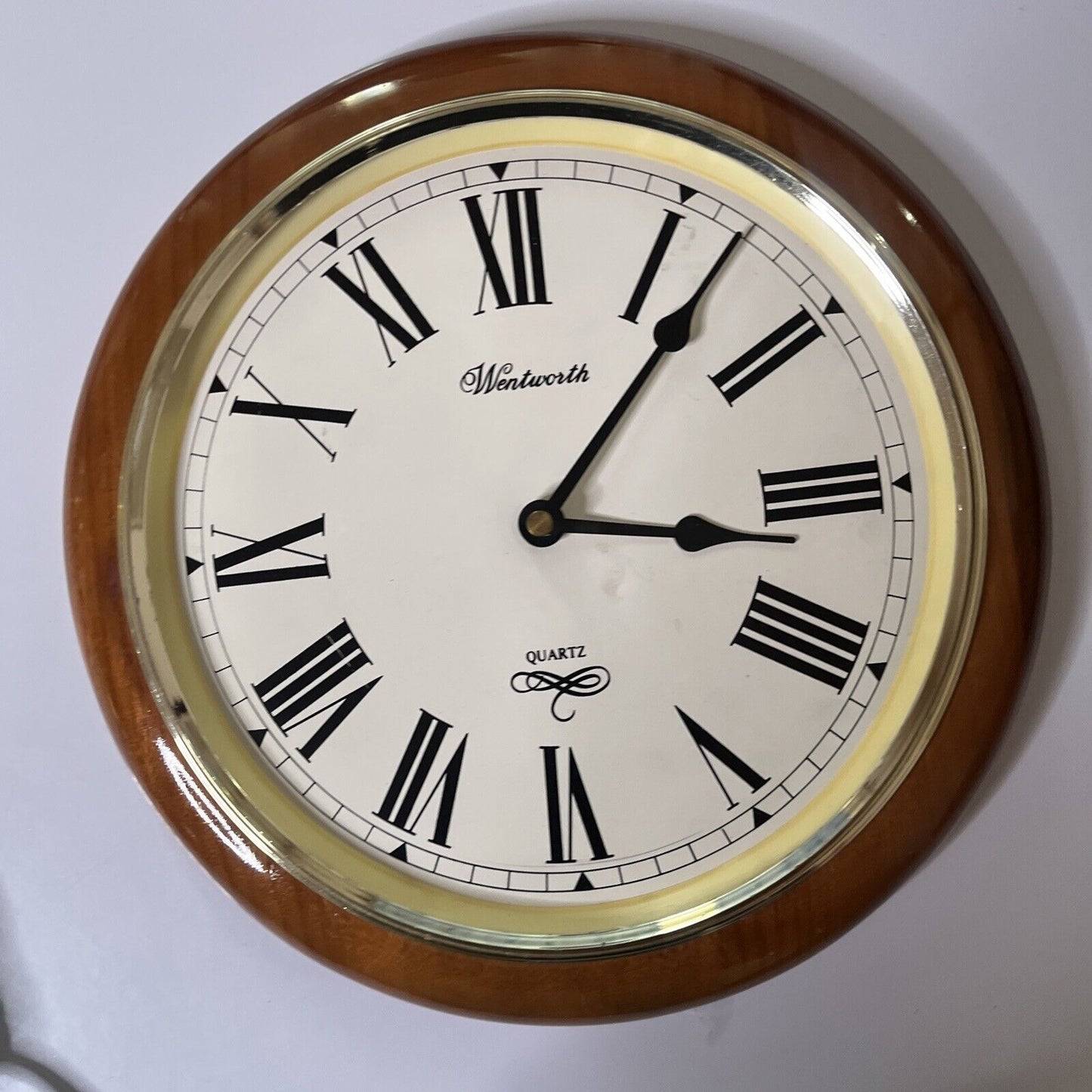 Wentworth Wall Clock 30cm Diameter Wood