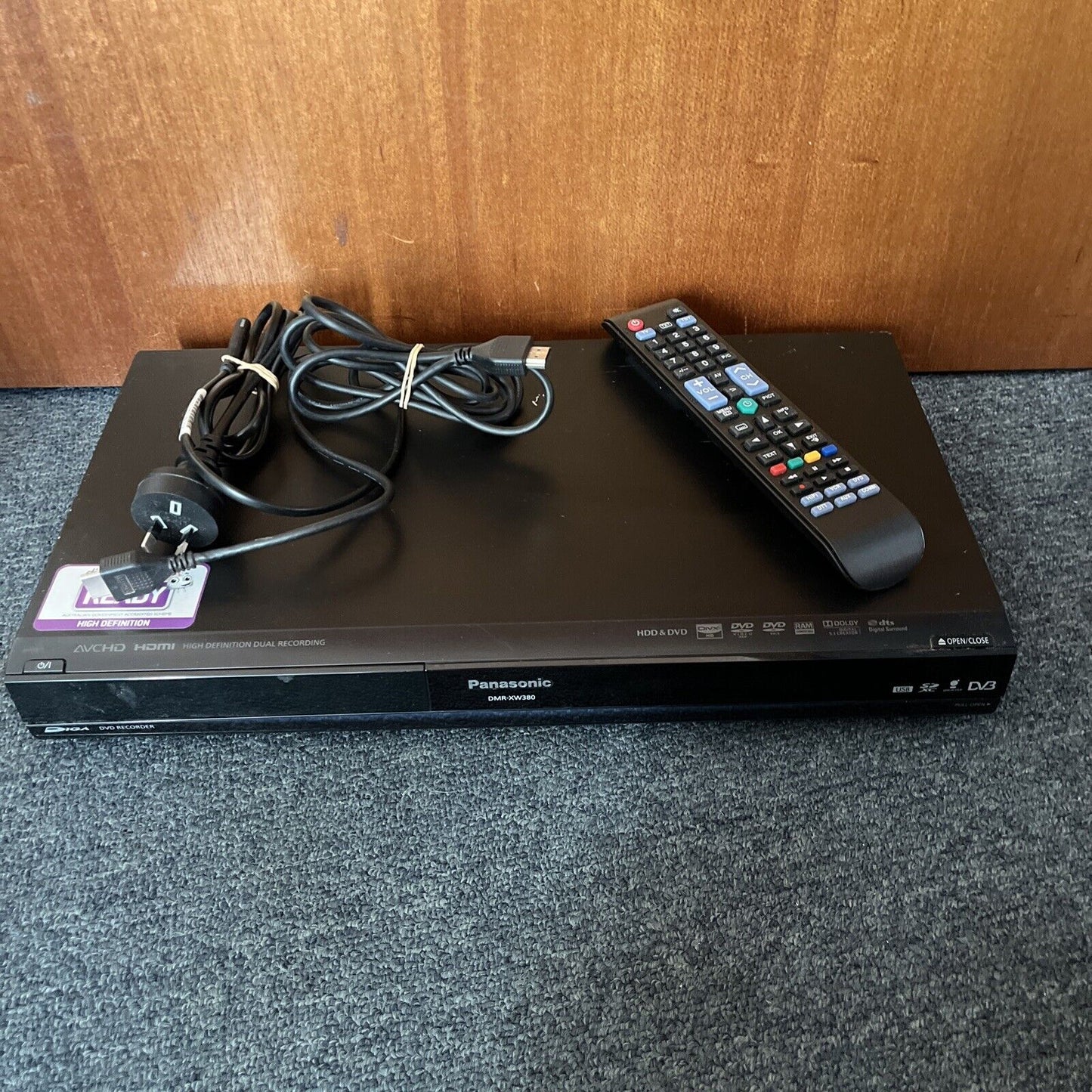 Panasonic DMR-XW380 DVD Recorder Player HDD 250GB