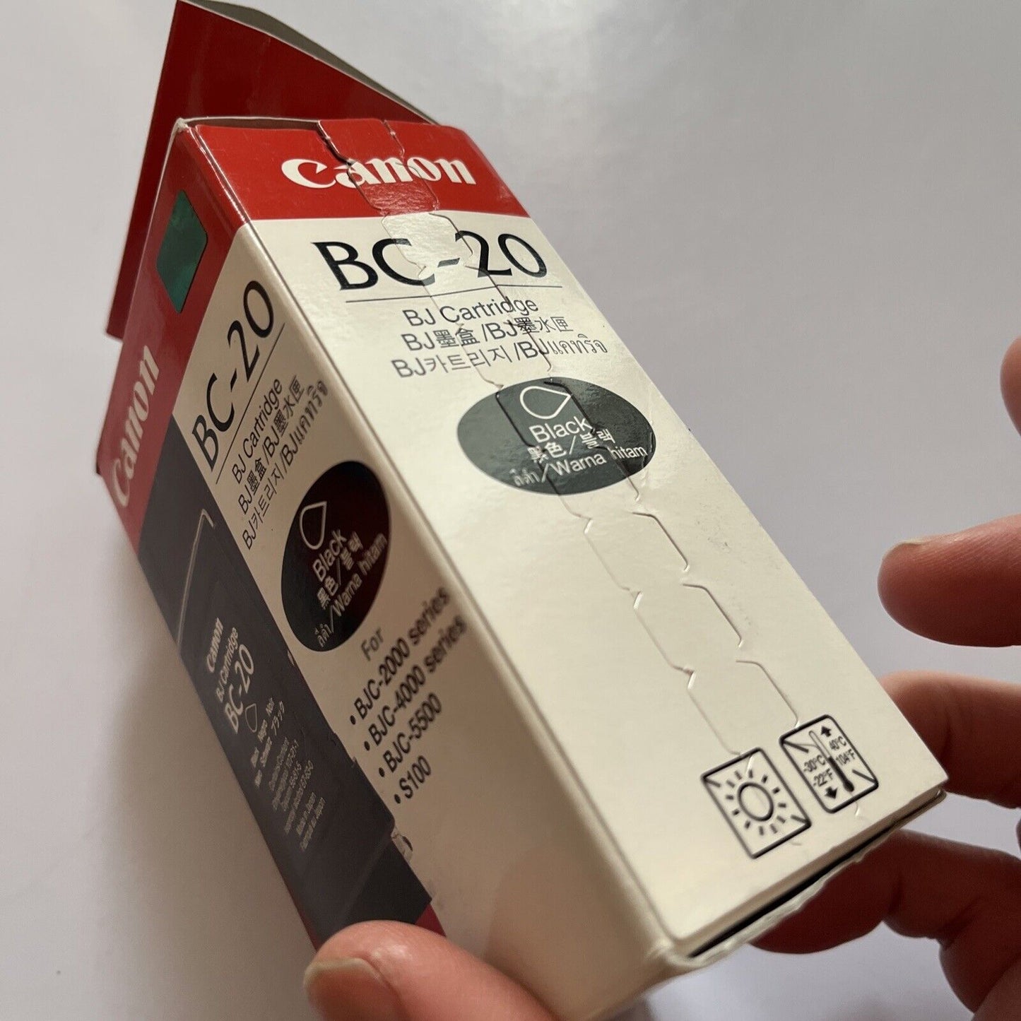 2x Canon BC-20 Black Ink Cartridge for BJC-2000SP BJC-4000 series BJC-5500