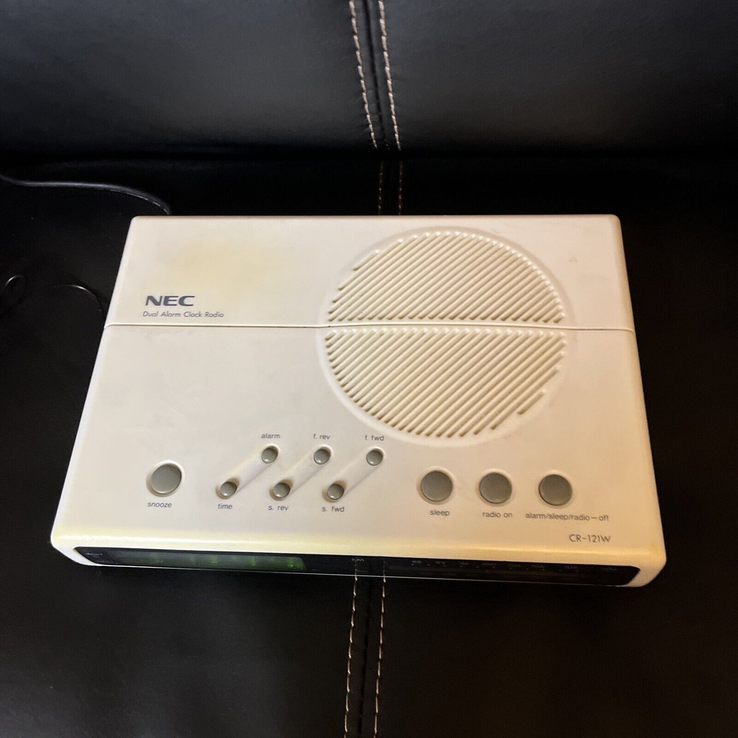 NEC Dual Alarm Clock AM/FM Radio CR-121W