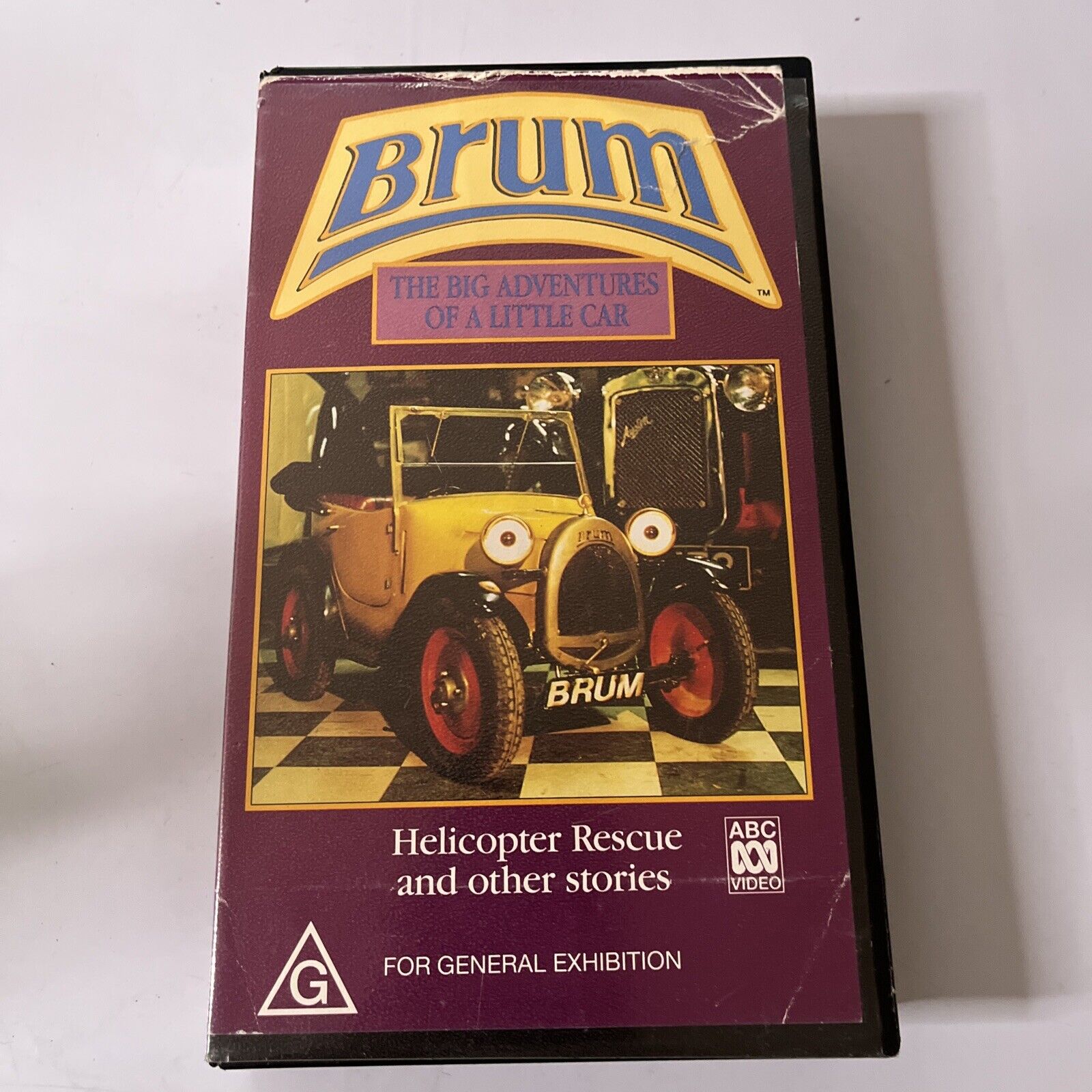 Brum The Big Adventures Of A Little Car Helicopter Rescue VHS 1995 brum-the-big-adventures-of-a-little-car-helicopter-rescue-vhs-1995