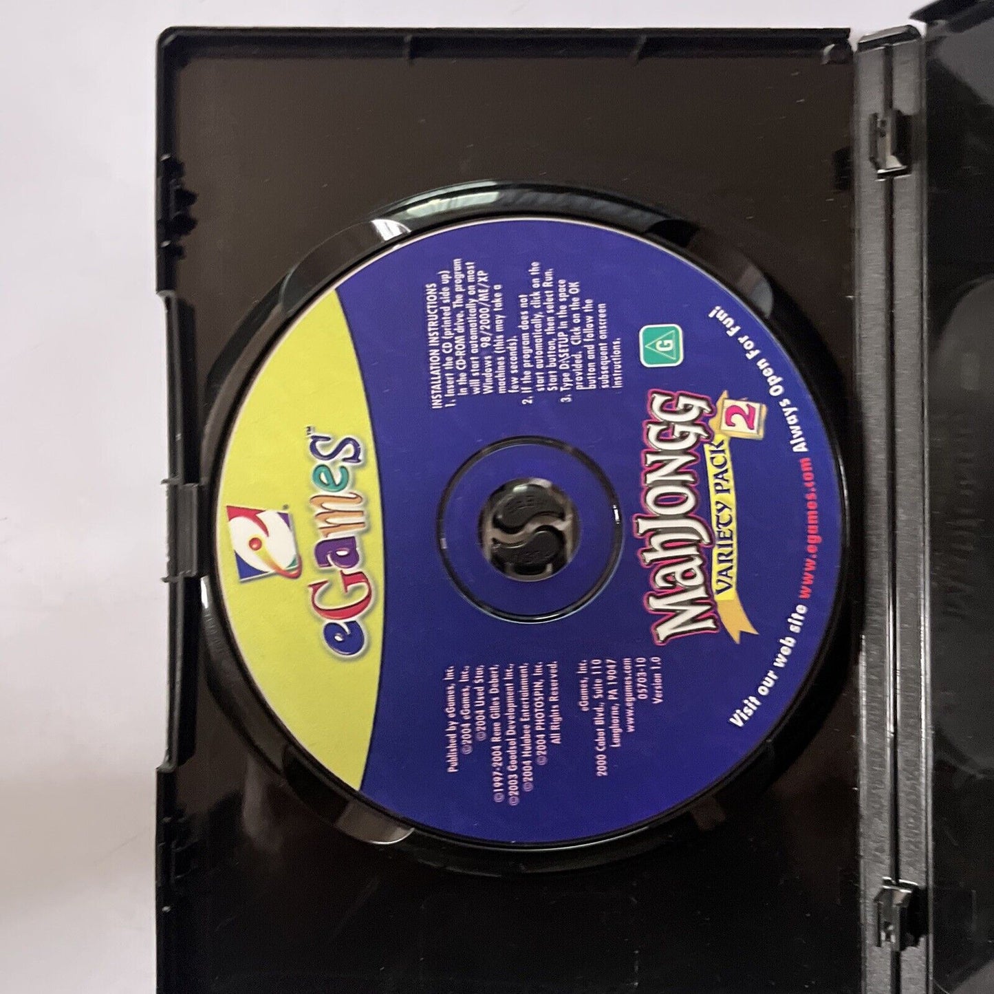 Mahjong Variety Pack 2 PC CDROM Atari