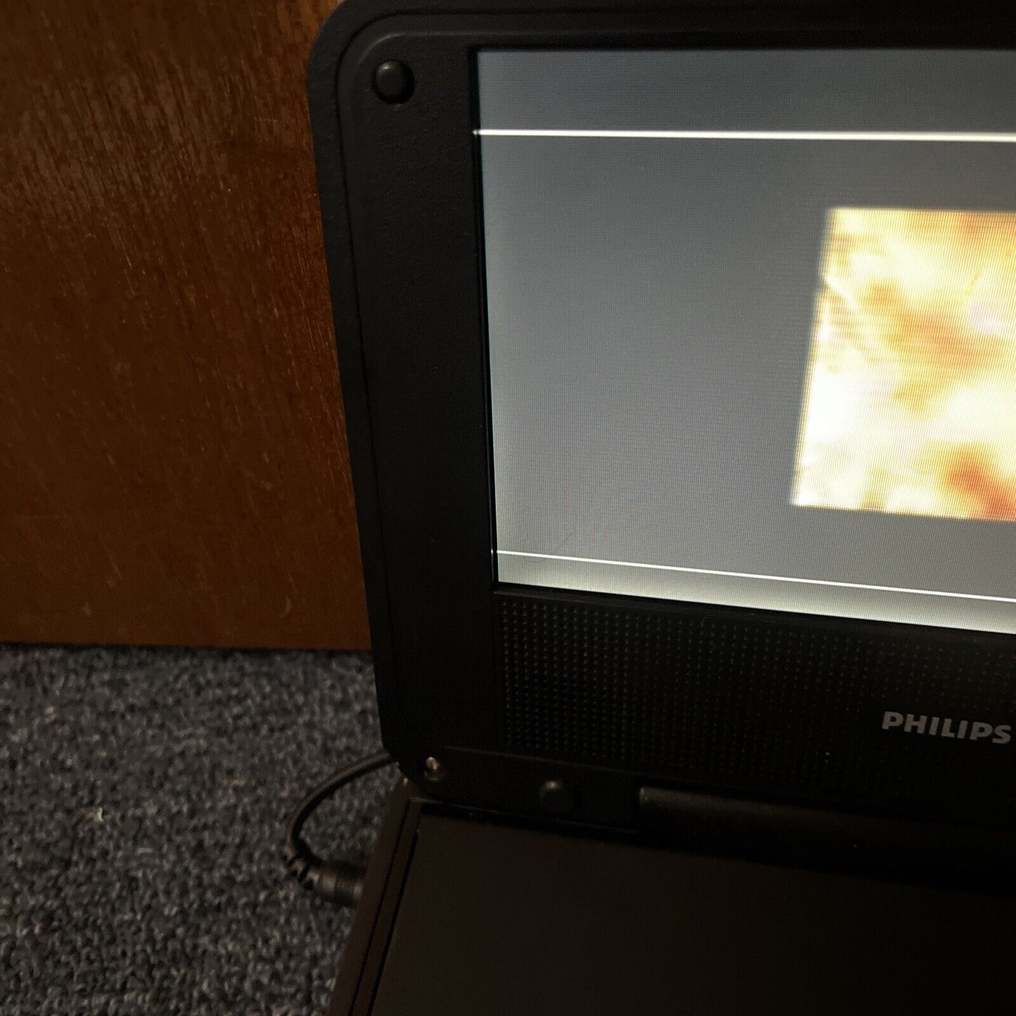 Philips 7" Portable DVD Player PET714 *For Parts Or Repair*