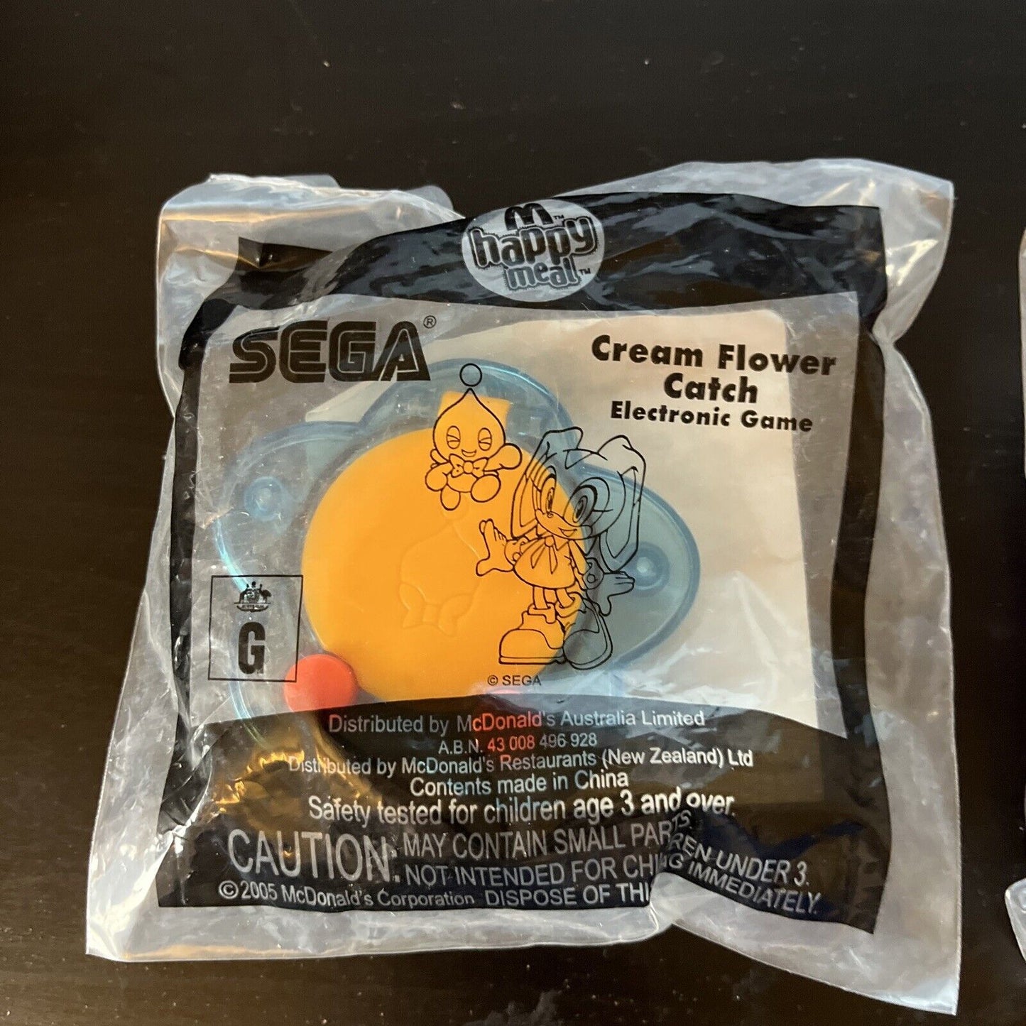 McDonald Sega Electronic Game: Cream Flower Catch / Big's Fishing 2005