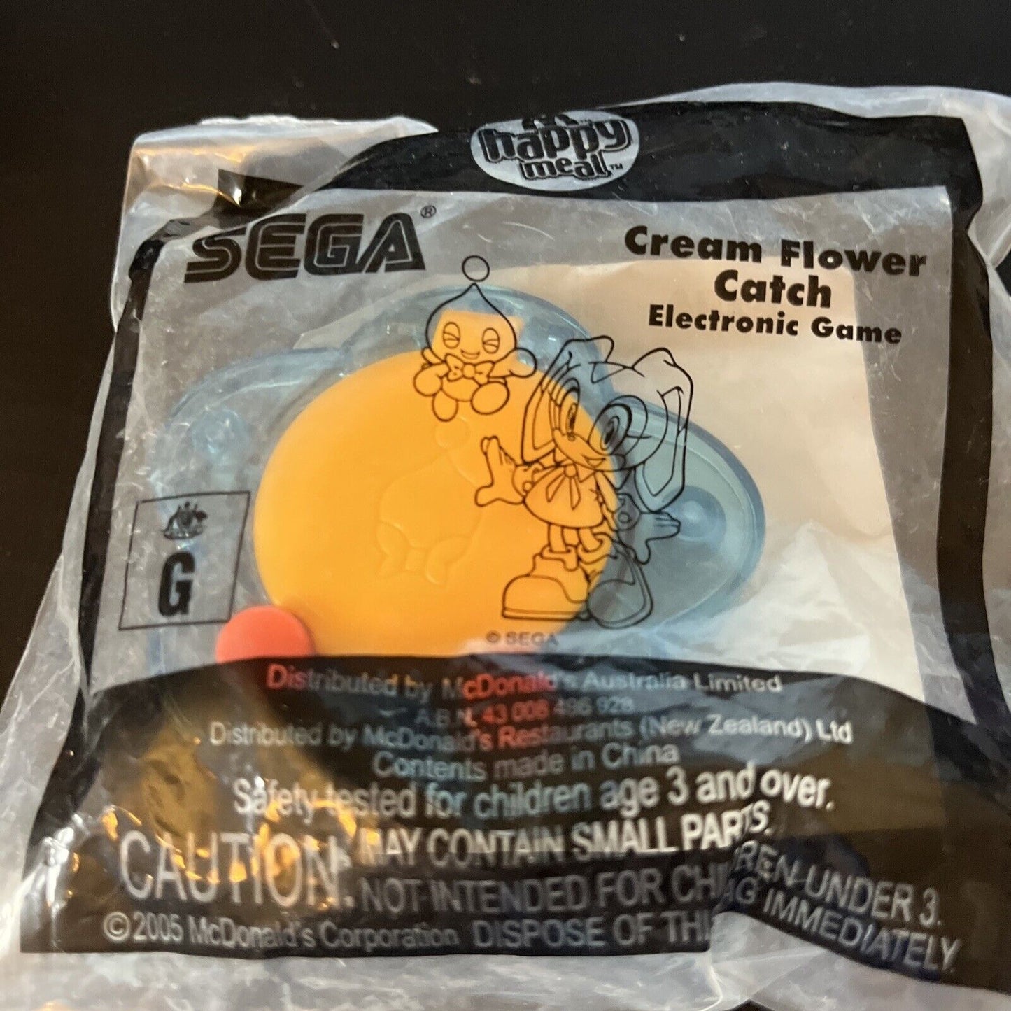 McDonald Sega Electronic Game: Cream Flower Catch / Big's Fishing 2005