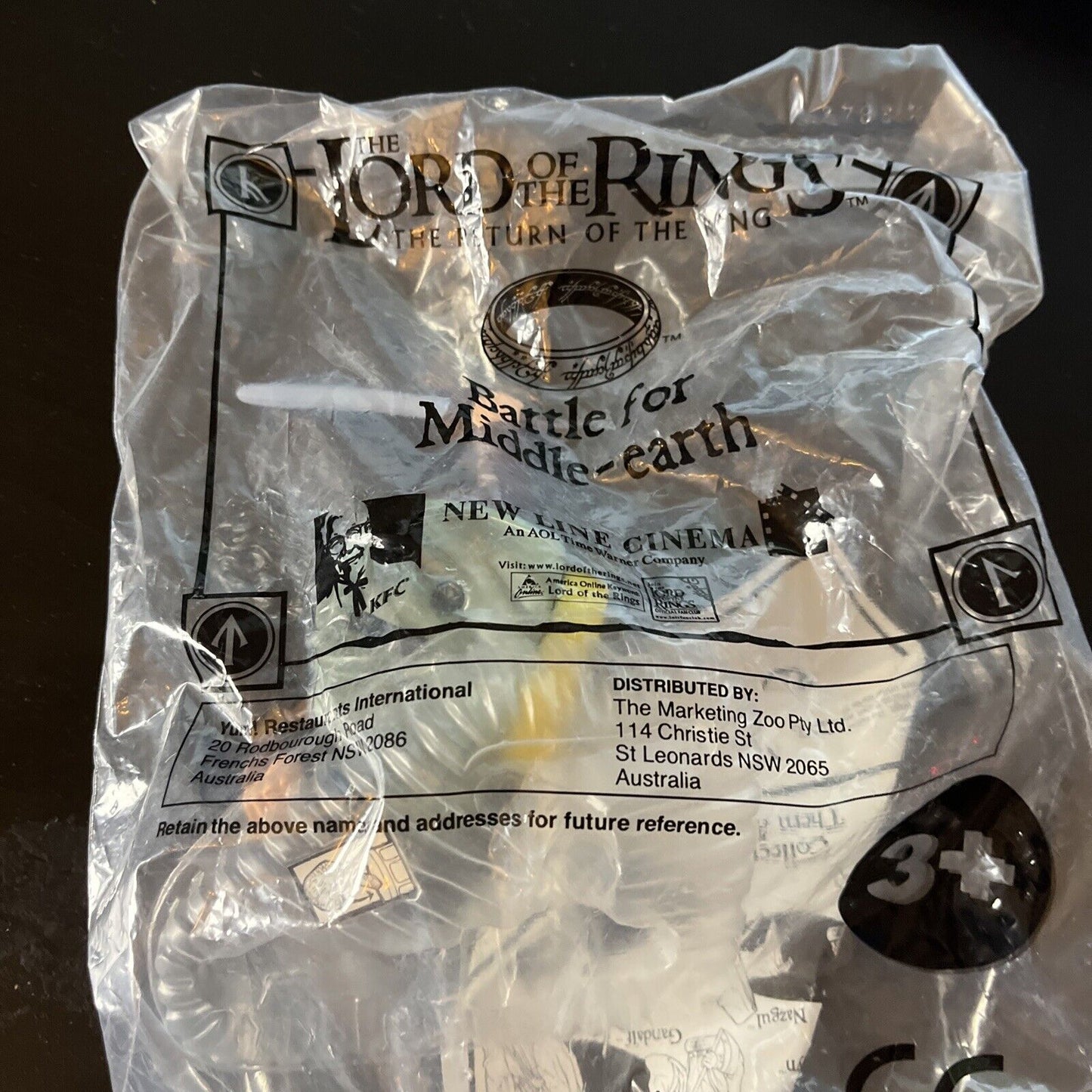 Frodo Lord Of The Rings - The Return Of The King KFC Australia Toy 2003