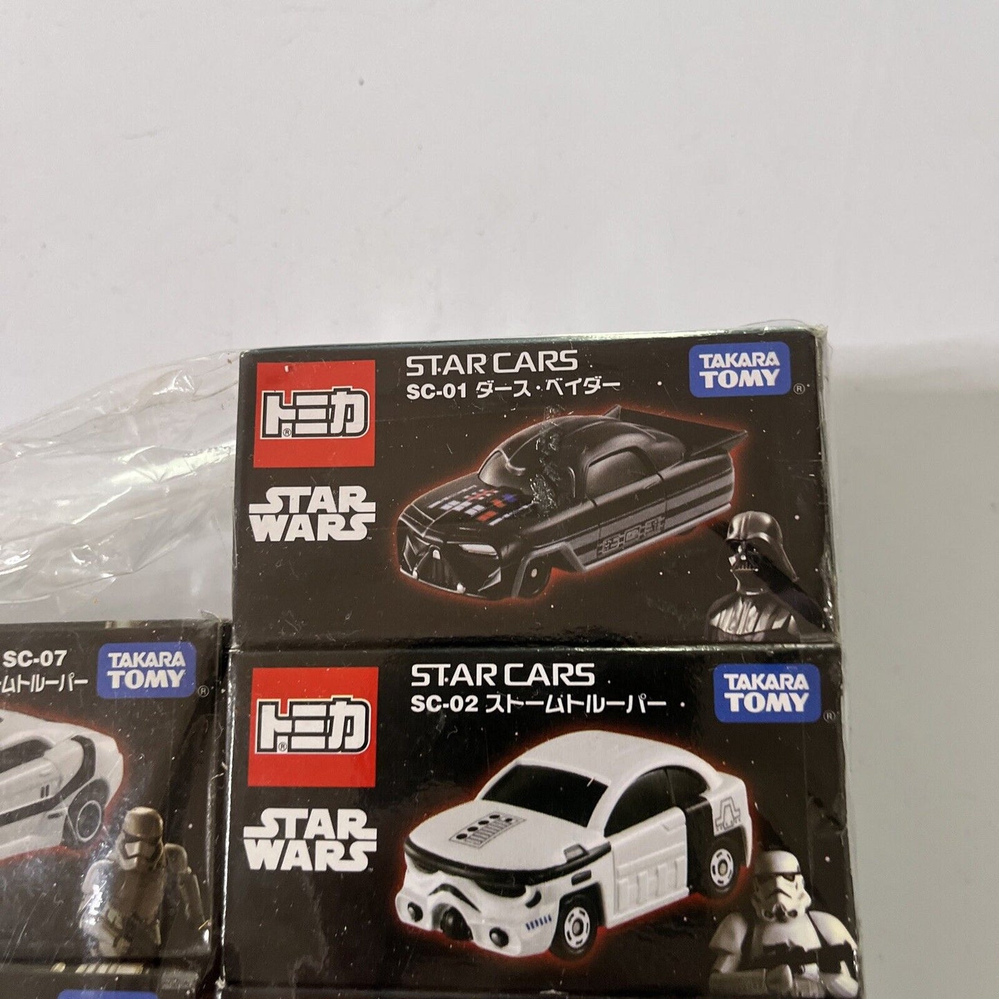 9x Star Wars Star Cars Takara Tomy Die Cast Cars *New*