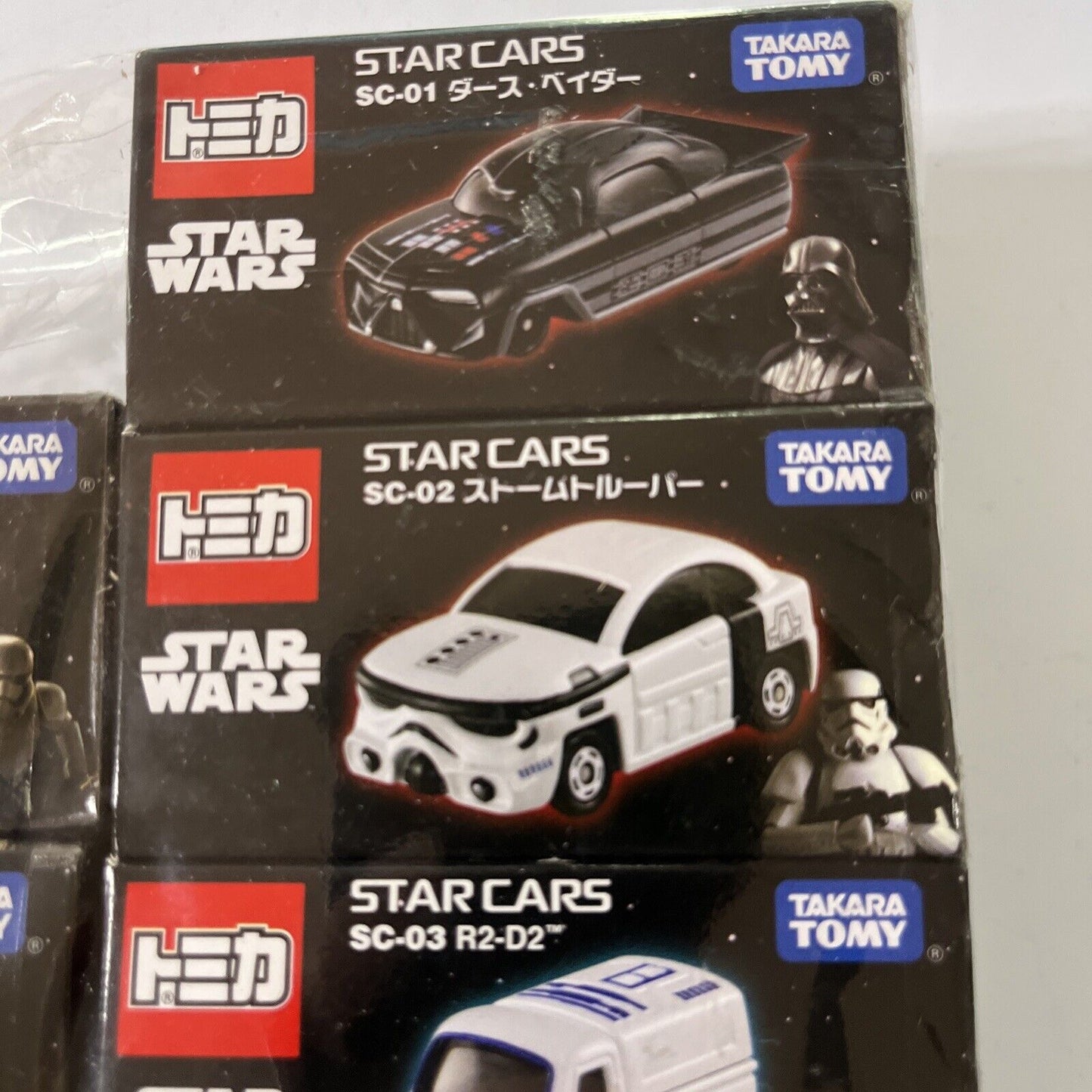 9x Star Wars Star Cars Takara Tomy Die Cast Cars *New*
