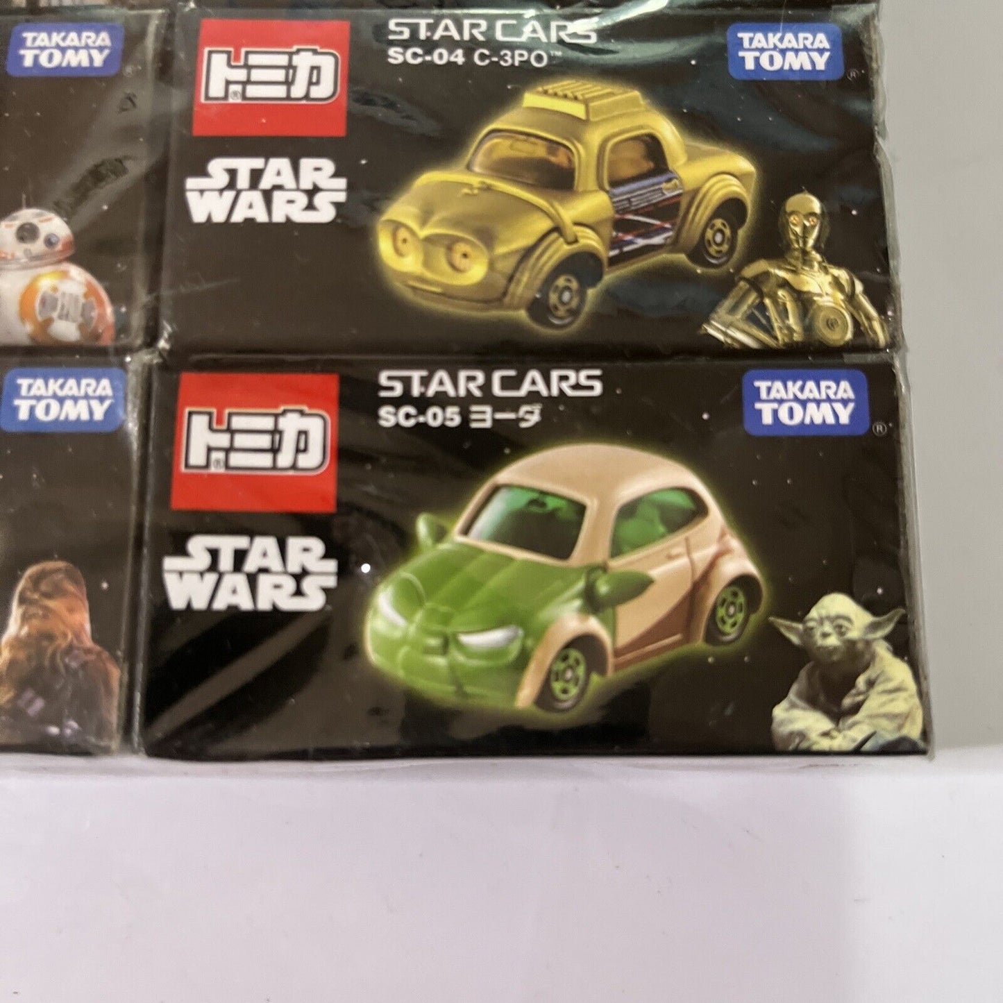 9x Star Wars Star Cars Takara Tomy Die Cast Cars *New*