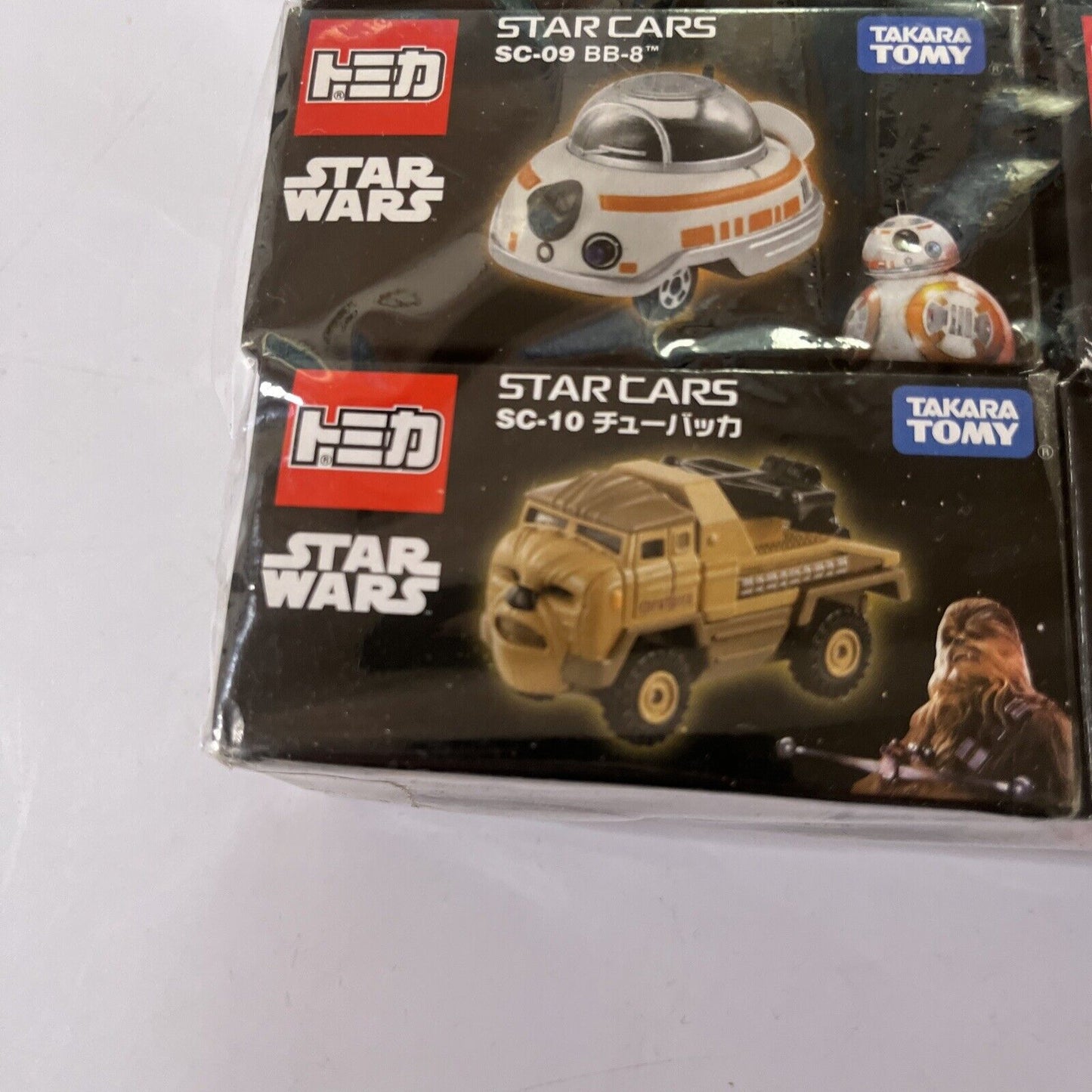 9x Star Wars Star Cars Takara Tomy Die Cast Cars *New*