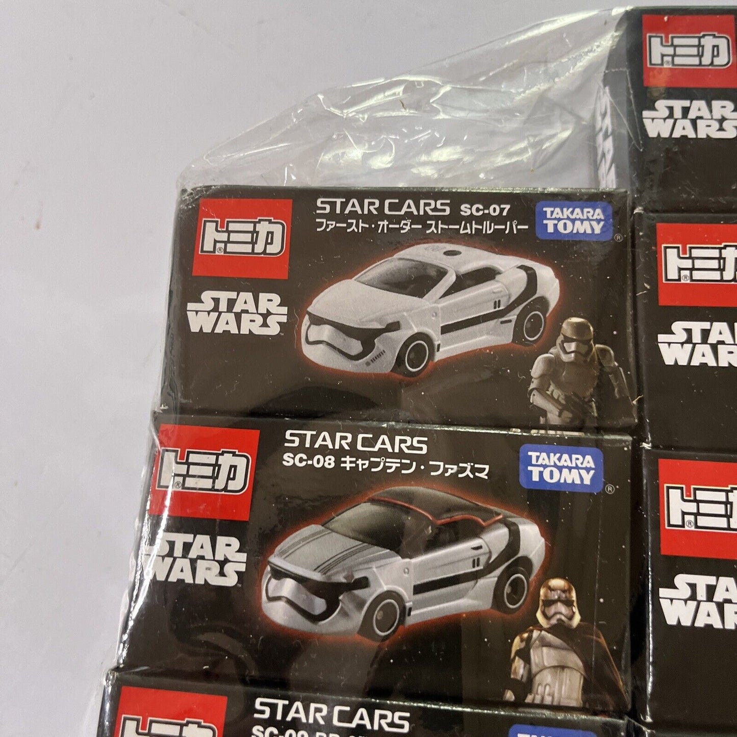 9x Star Wars Star Cars Takara Tomy Die Cast Cars *New*