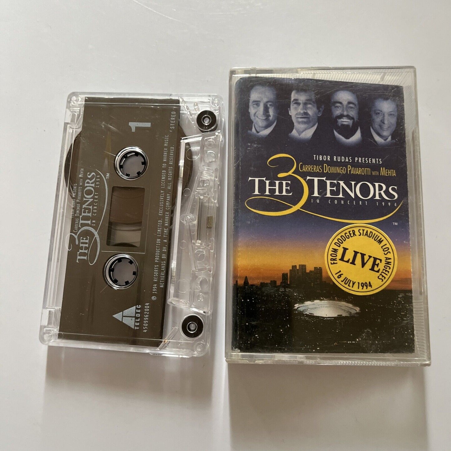 Carreras, Domingo, Pavarotti With Mehta - The 3 Tenors In Concert 1994 Cassette