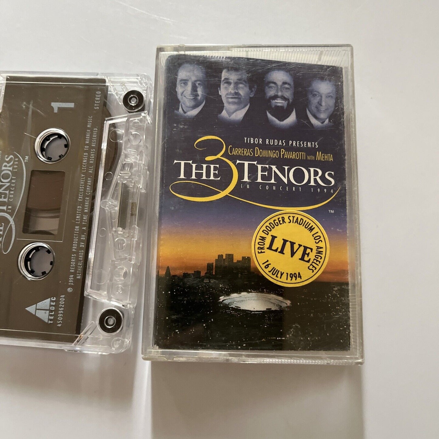 Carreras, Domingo, Pavarotti With Mehta - The 3 Tenors In Concert 1994 Cassette