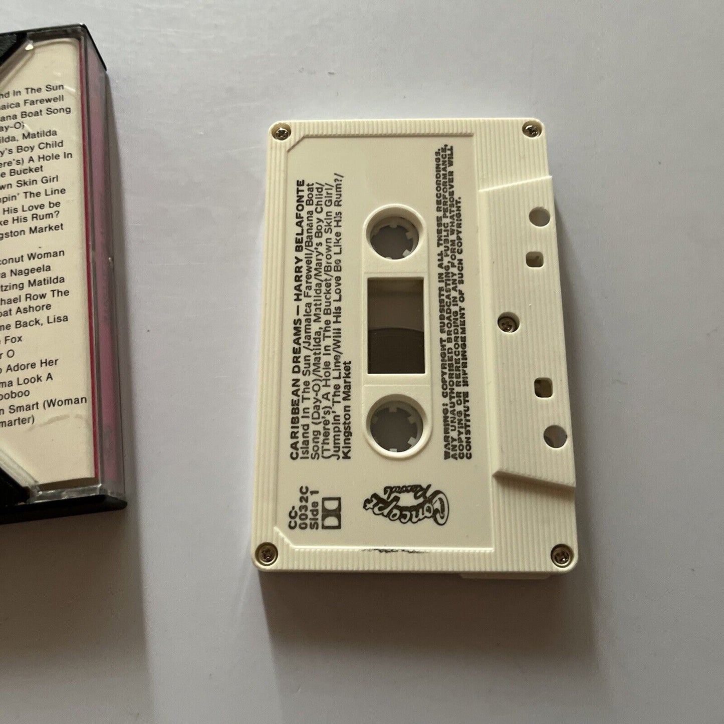Harry Belafonte - Caribbean Dreams (Cassette Tape, 1986)