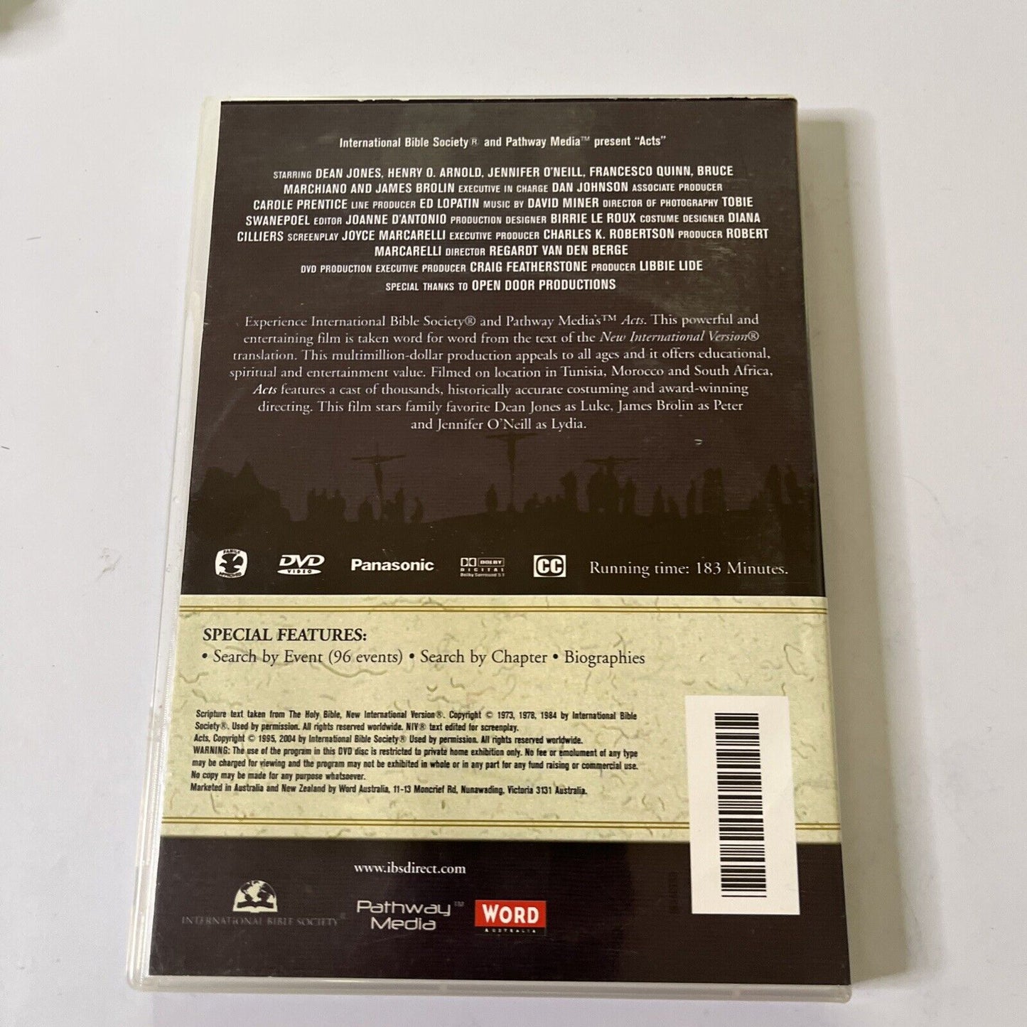 International Bible Society & Pathway Media: Acts (DVD, 2004) All Regions