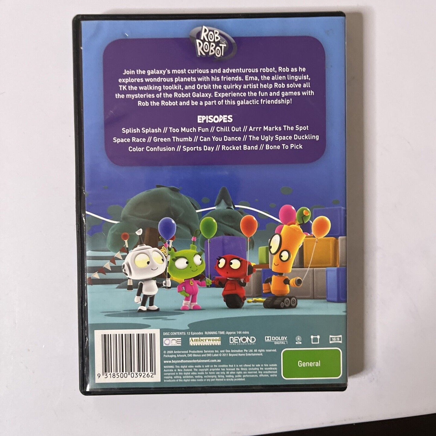 Rob The Robot - Space Race (DVD, 2011) Region 4