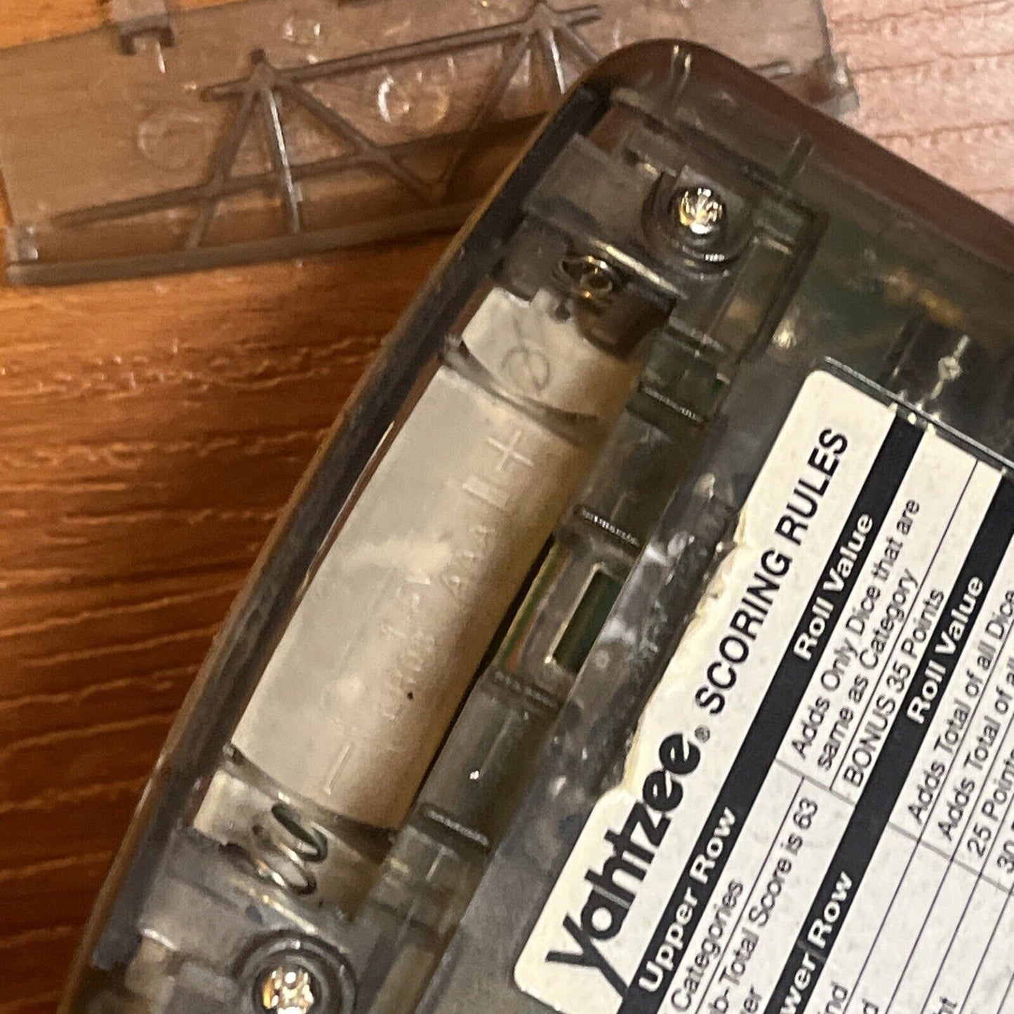 Yahtzee Electronic Handheld Game 1995 4511