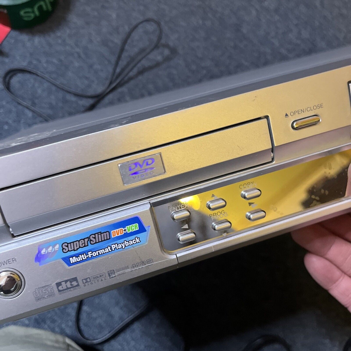 LG V782W DVD VHS Combo Player *Not Working - Parts Or Repair Only*