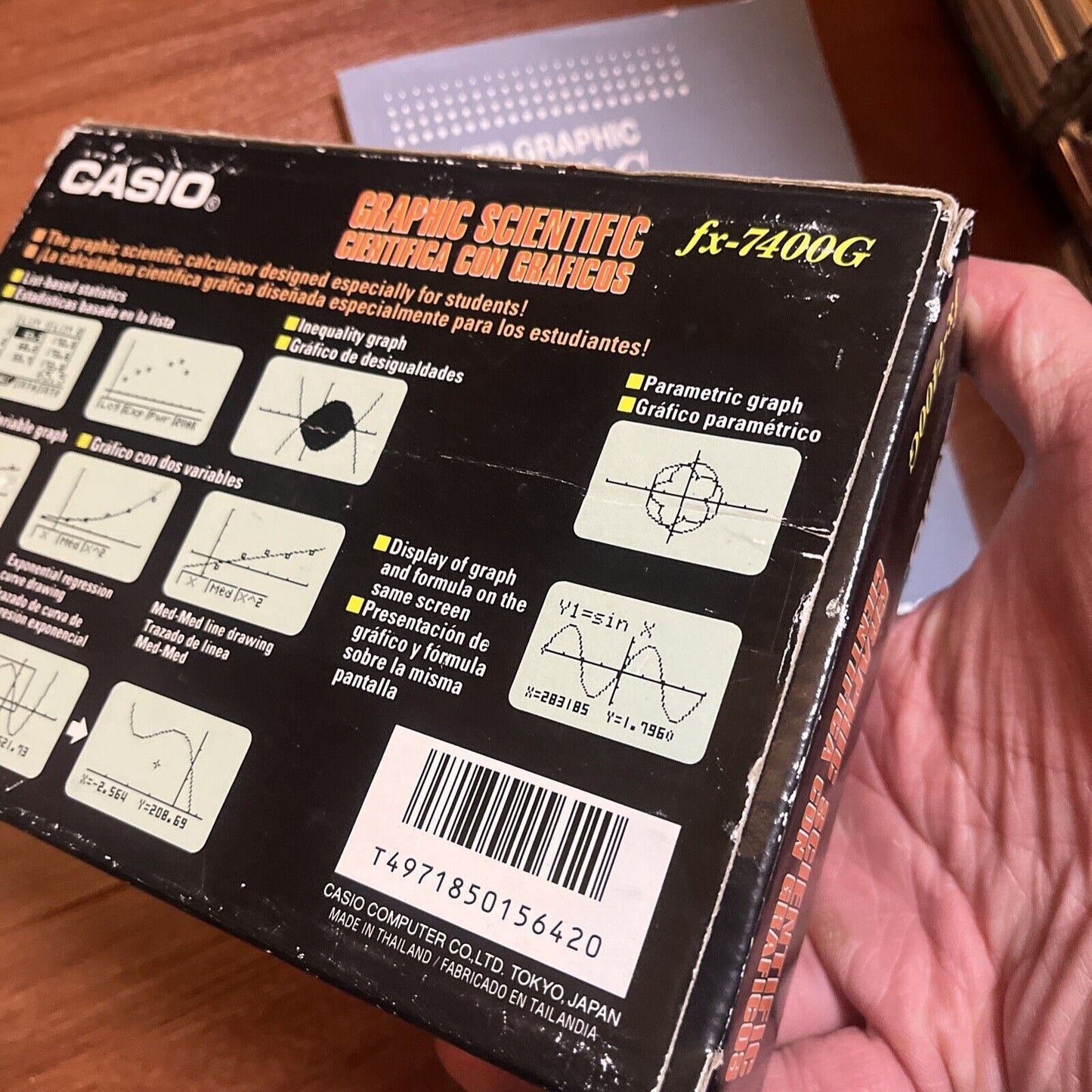 Casio Fx-7400G Graphic Scientific Calculator *Not Working - For Parts Or Repair*