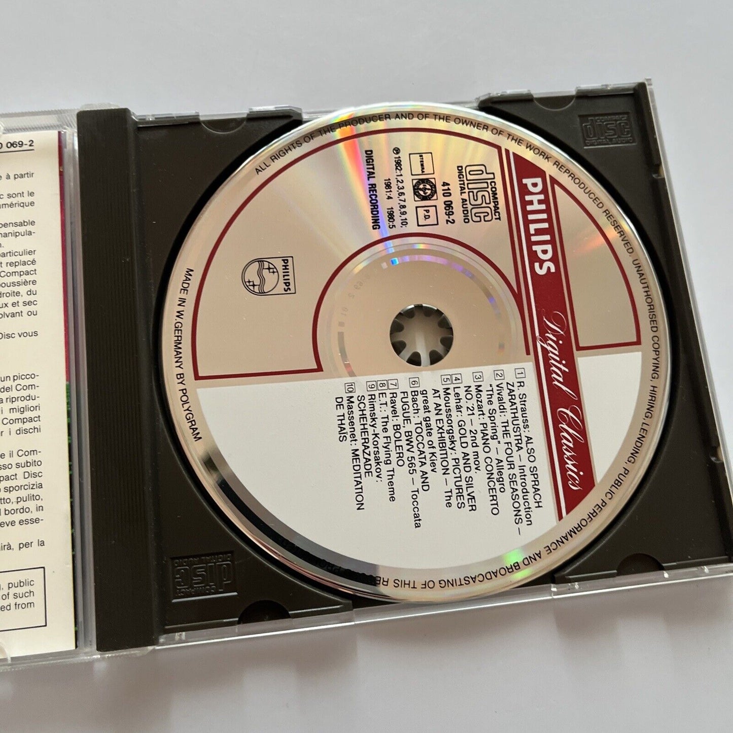 Philips - Digital Sound Spectacular (CD, 1982) 410 069-2