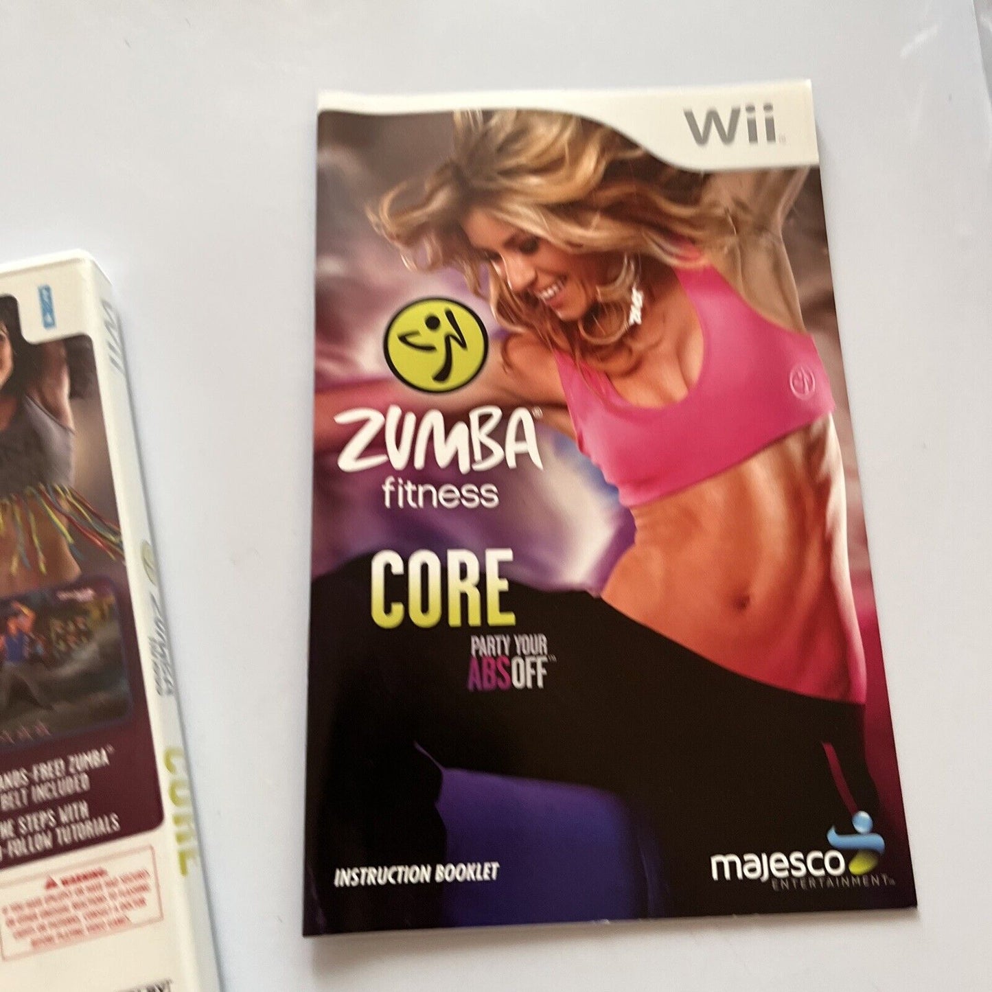 Zumba Fitness Core - Nintendo Wii Manual PAL