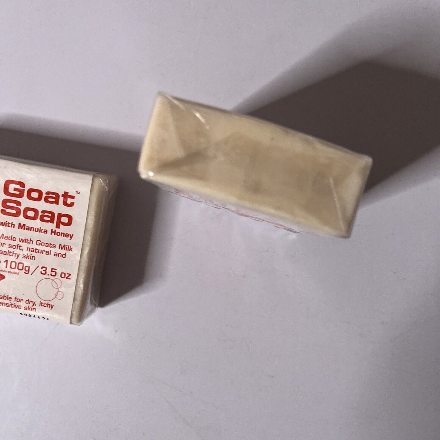 *New Sealed* 2x Goat Soap With Manuka Honey 100g 3.5oz Made In Australia
