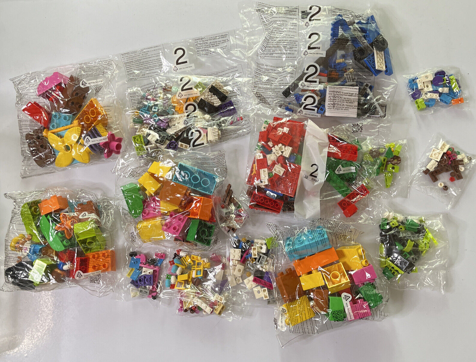 Small Lego Blocks Sealed Polybag* Genuine Lego 910g Duplo Friends