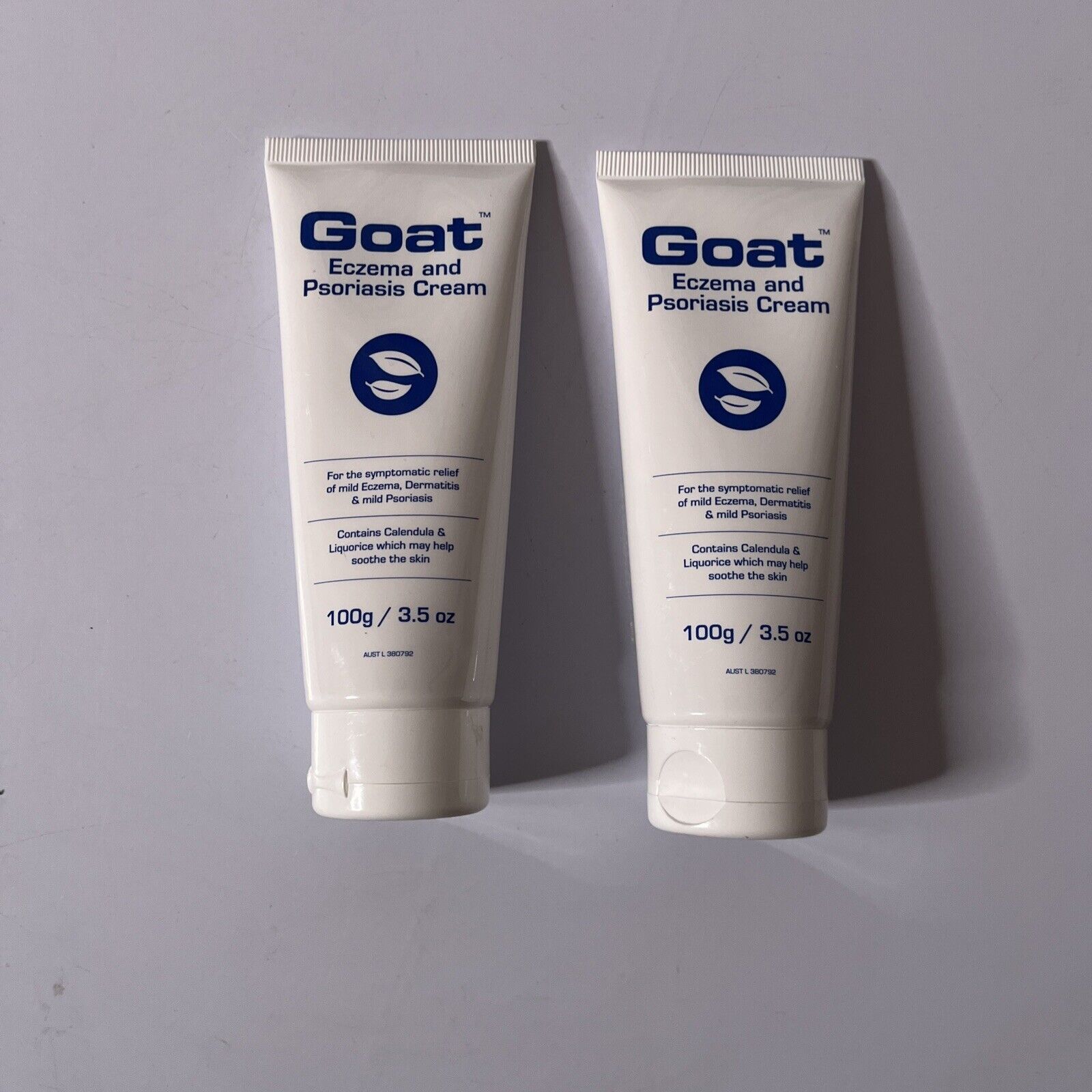 2x Goat Eczema And Psoriasis Cream 100g 3.5oz Made In Australia Retro