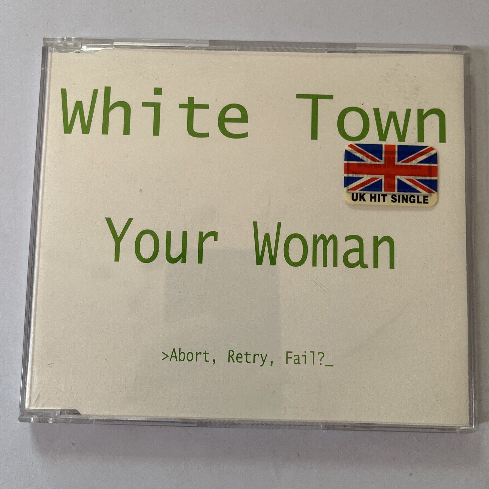 White Town Your Woman (CD, 1997) Single Retro Unit