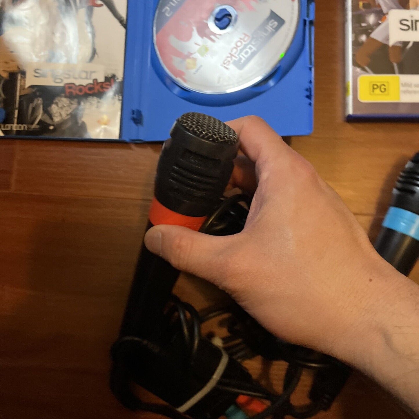 SingStar Rocks! & R&B With 2 USB Microphone Sony Playstation 2 PS2 PAL
