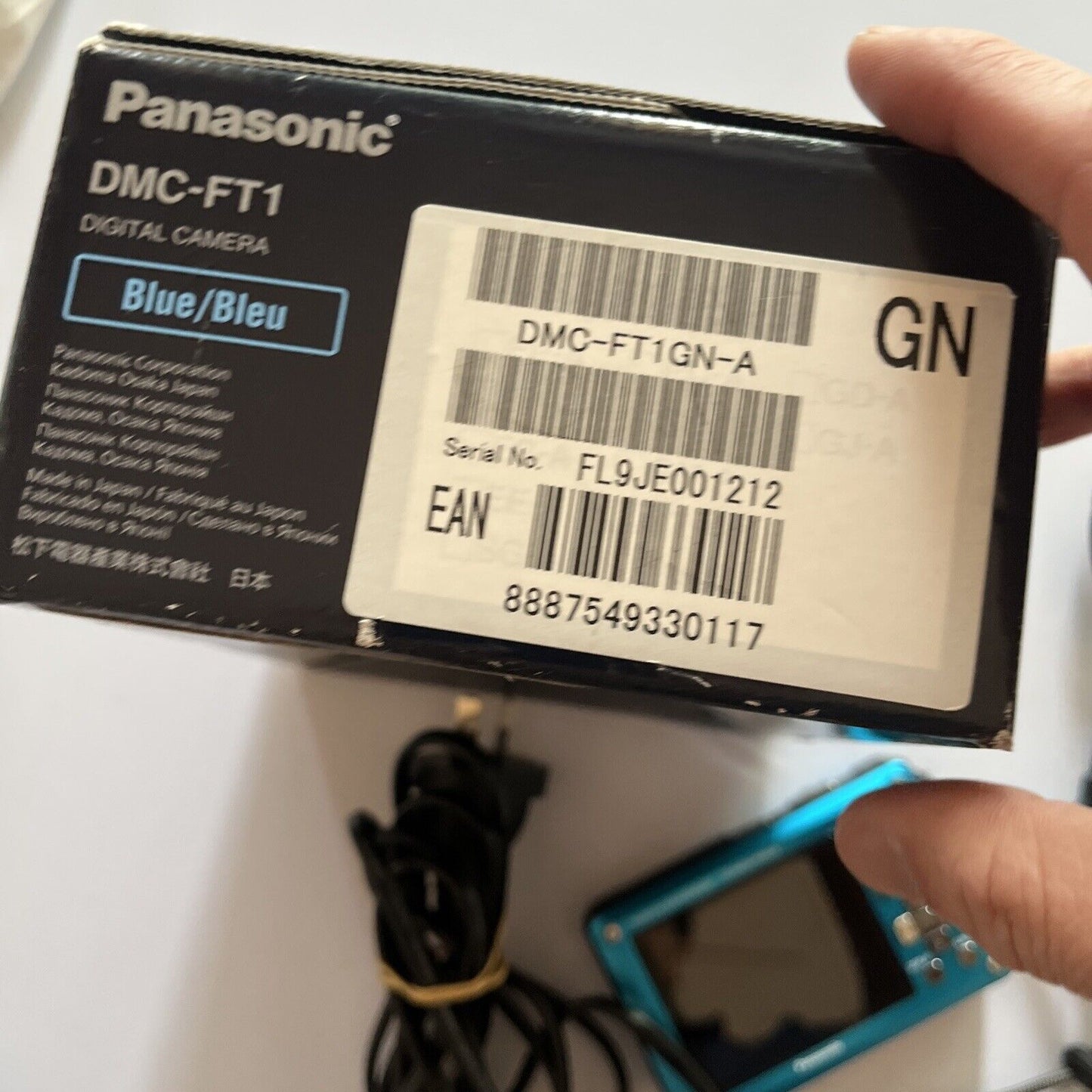 Panasonic Lumix DMC-FT1 12.1 MP Digital Camera Shock & Waterproof Blue