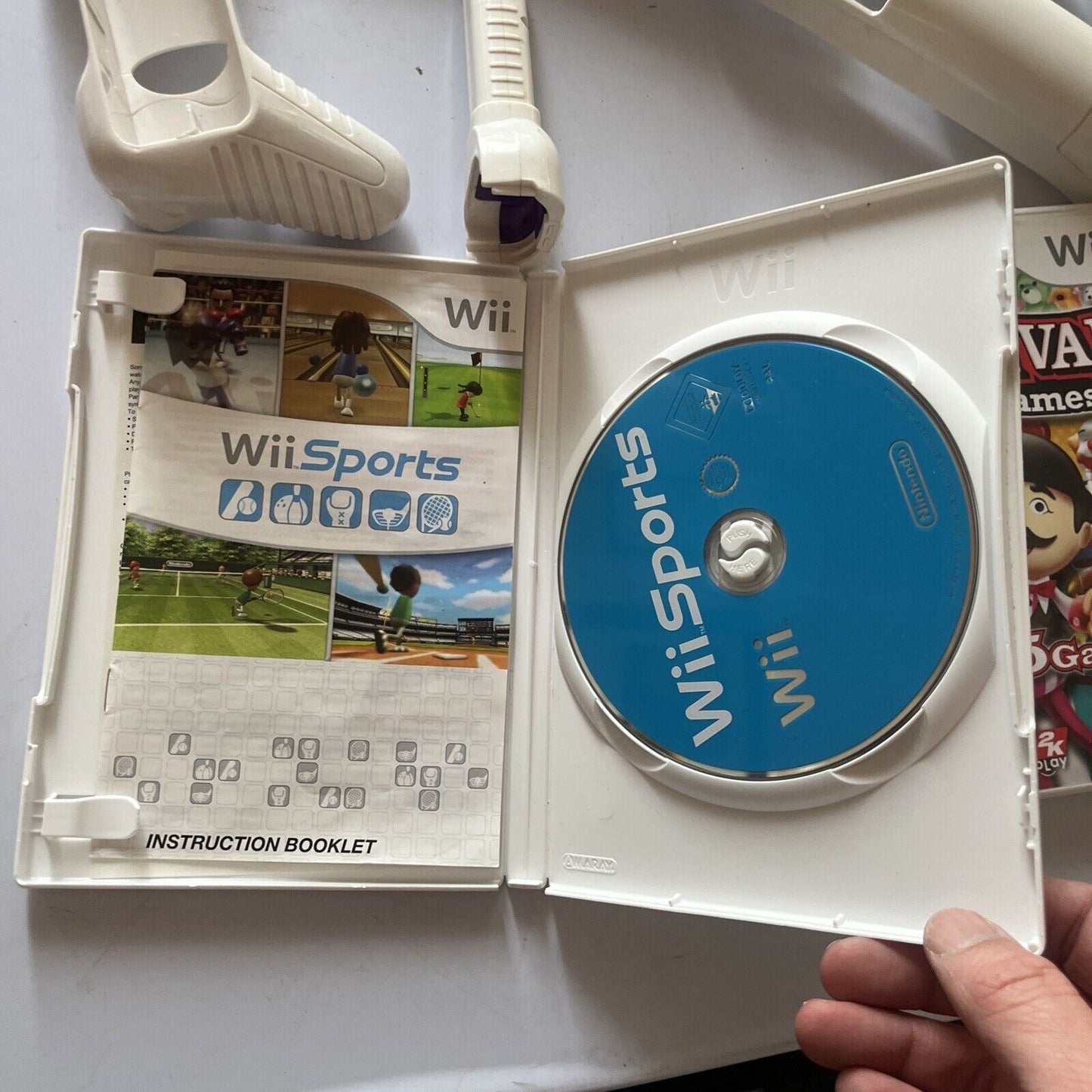 Wii Sports & Carnival Games Nintendo Wii With Accessories Bat, Golf Club PAL