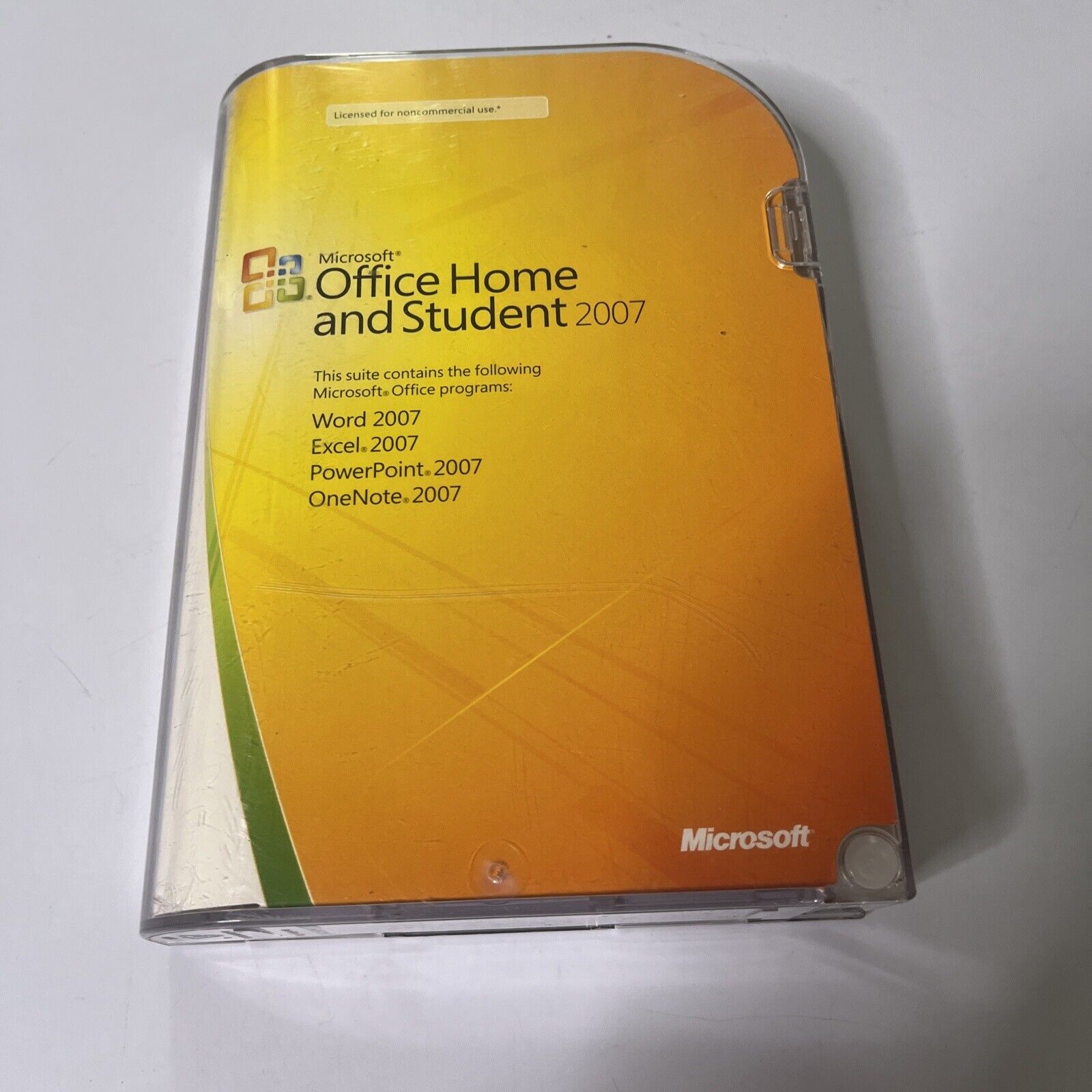 Microsoft Office 2007 Home and Student PC CDROM software Retro Unit