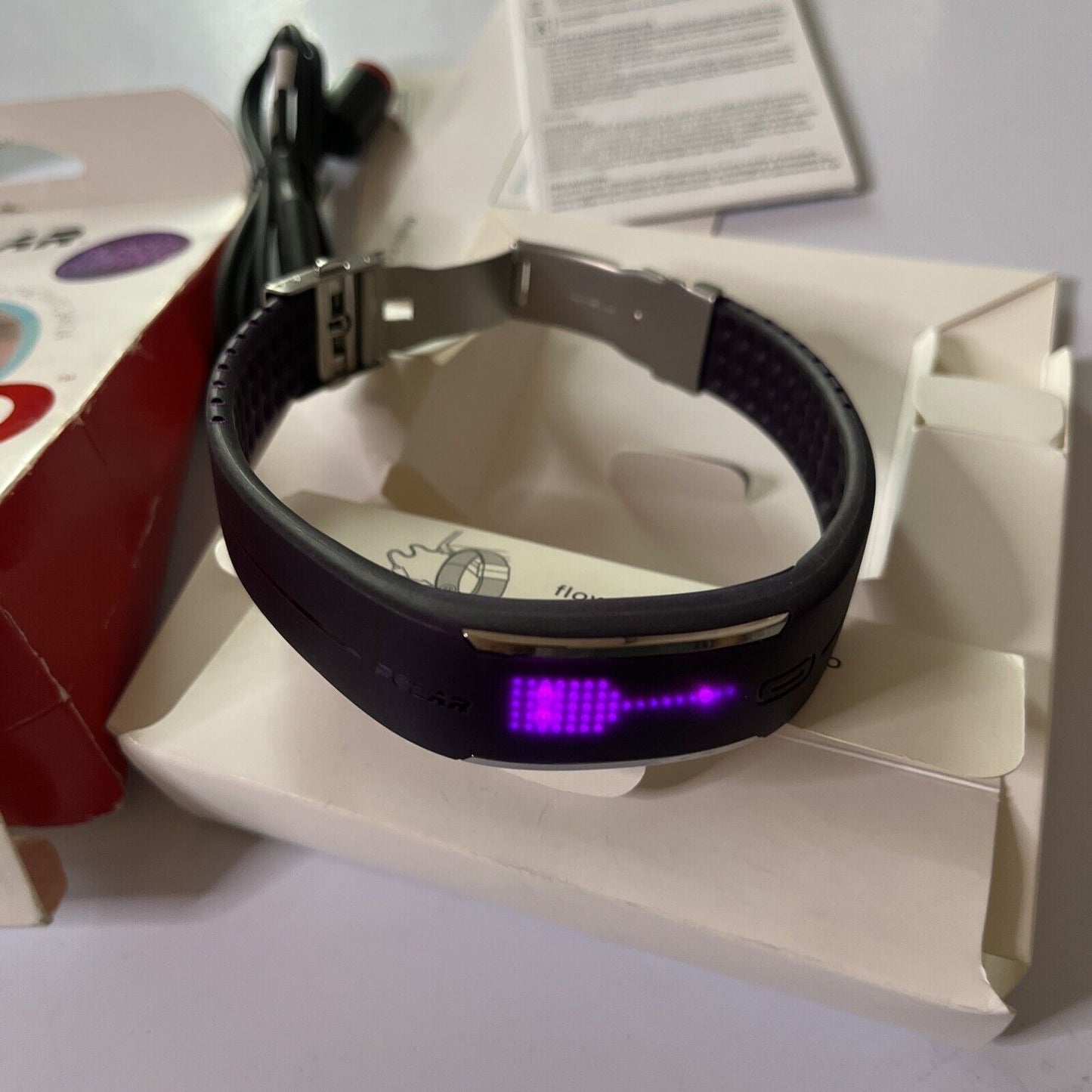 Polar Loop 24hr Activity Tracker Black Currant