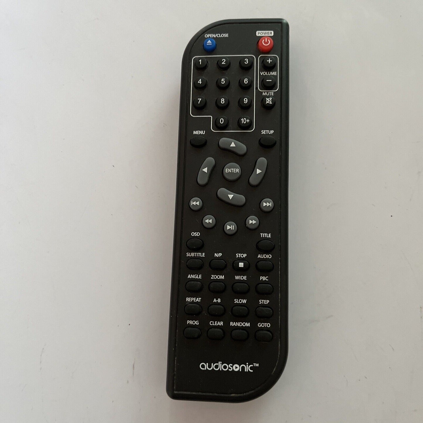 Genuine Audiosonic Remote Control For DVD Player