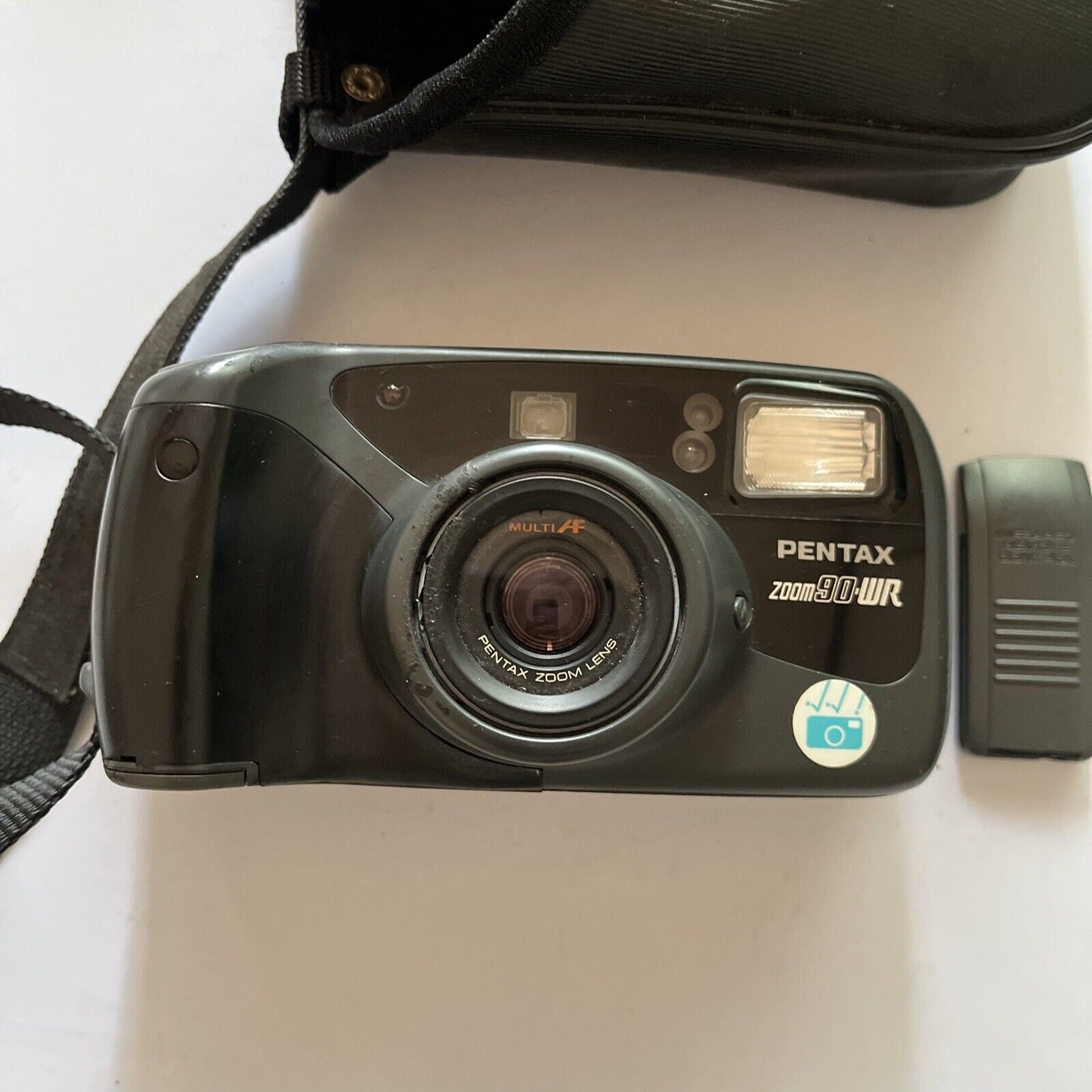 Pentax Zoom 90 WR Film Camera 35mm With Case