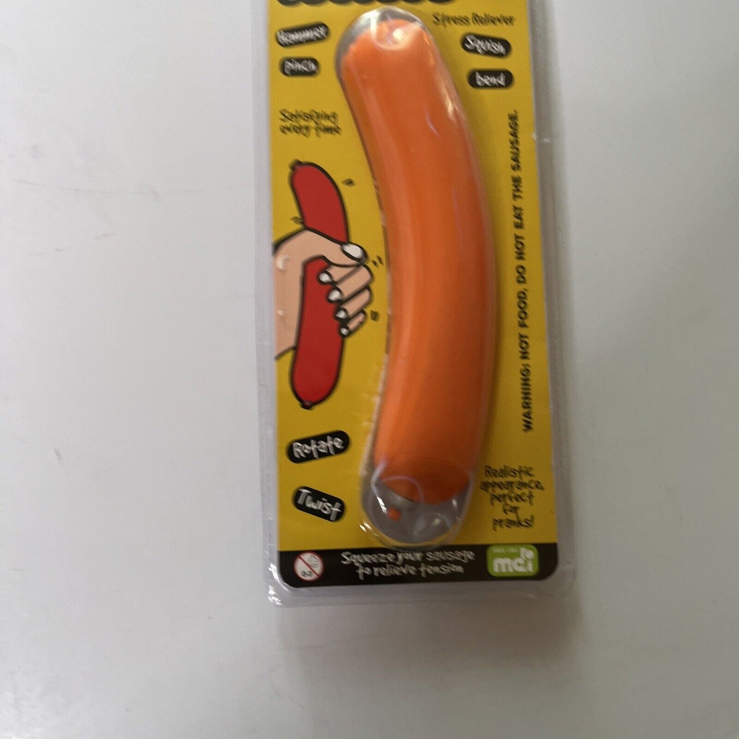 Silly Sausage Stress Reliever Toy *New Sealed*