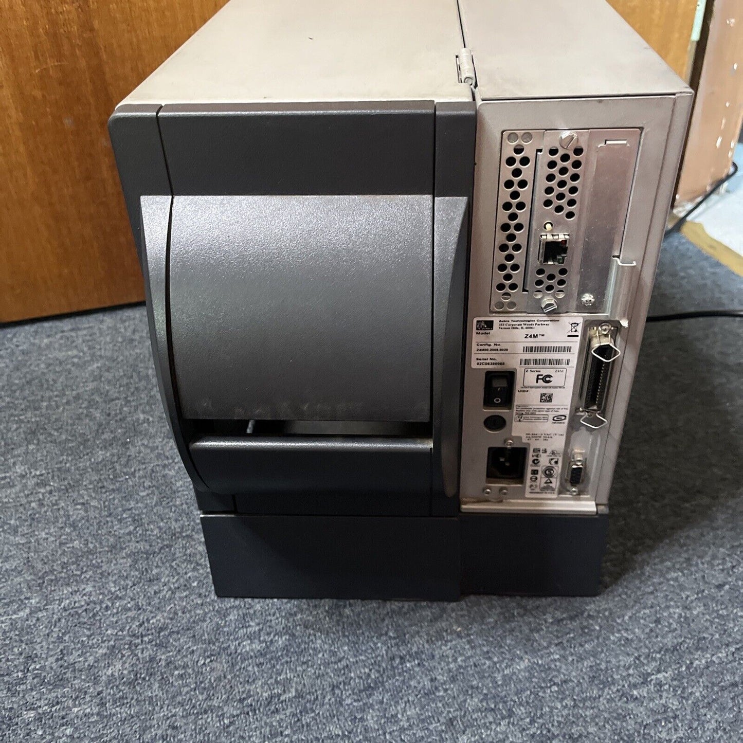 Zebra Z4M Plus Industrial Label Printer Z4M00-2006-0020
