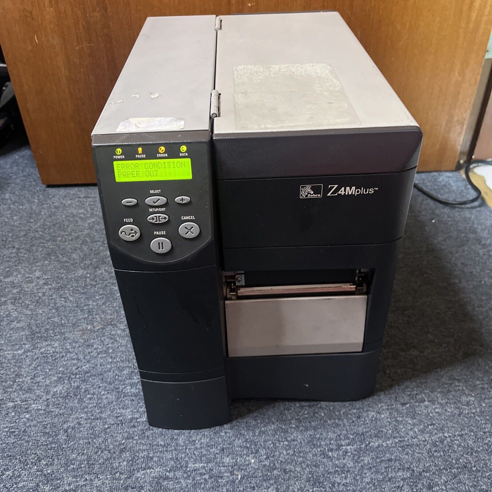 Zebra Z4m Plus Industrial Label Printer Retro Unit 6041