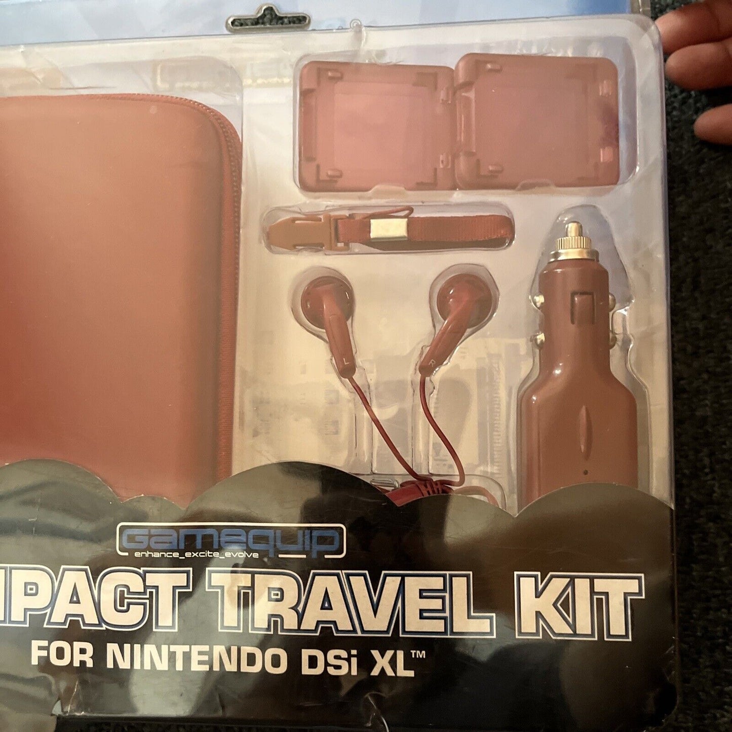 Gamequip Compact Travel Kit For Nintendo DSi XL Carry Case, Card Cases, Strap