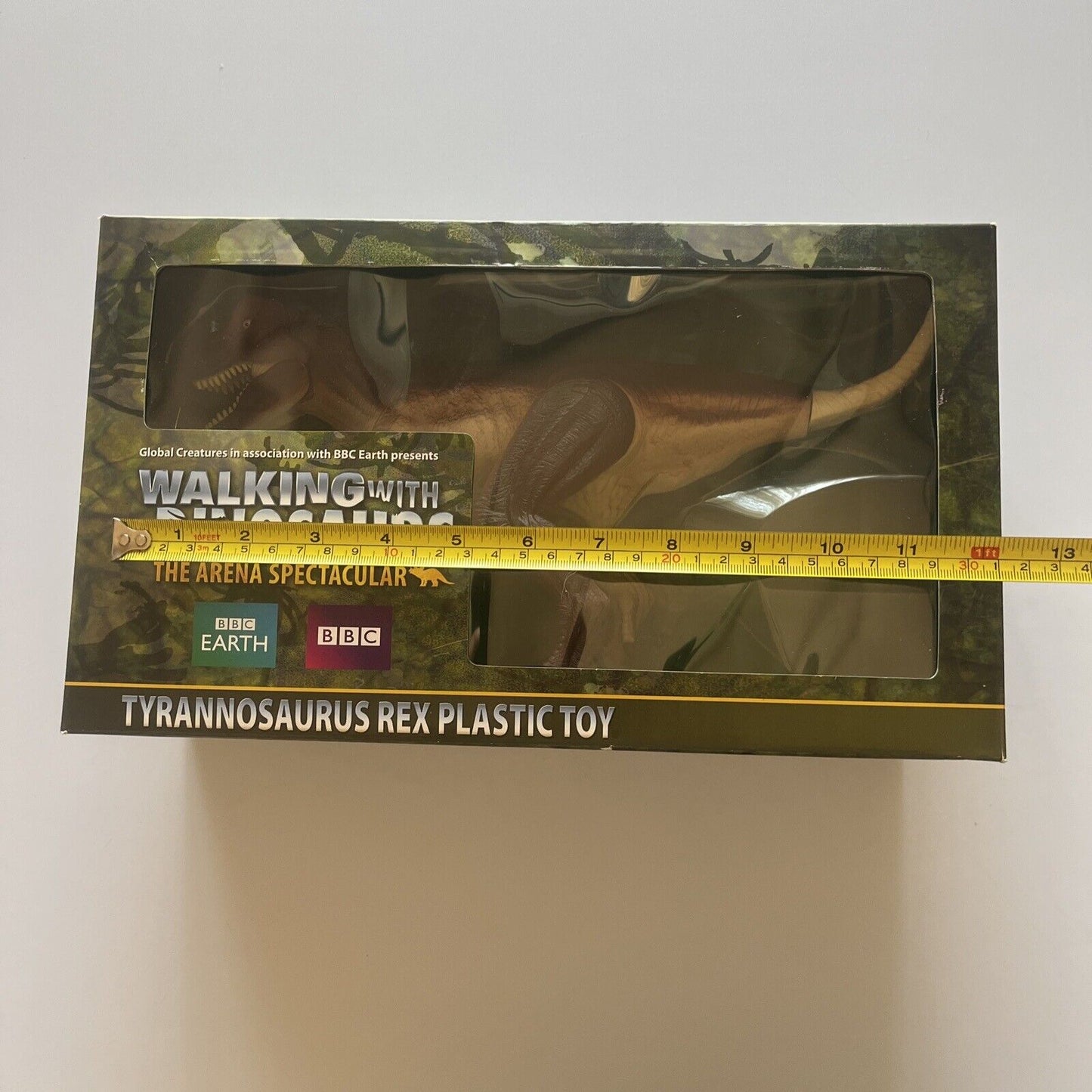BBC Walking With Dinosaurs Tyrannosaurs Rex Plastic Toy 13" Long 2012 BBC Earth